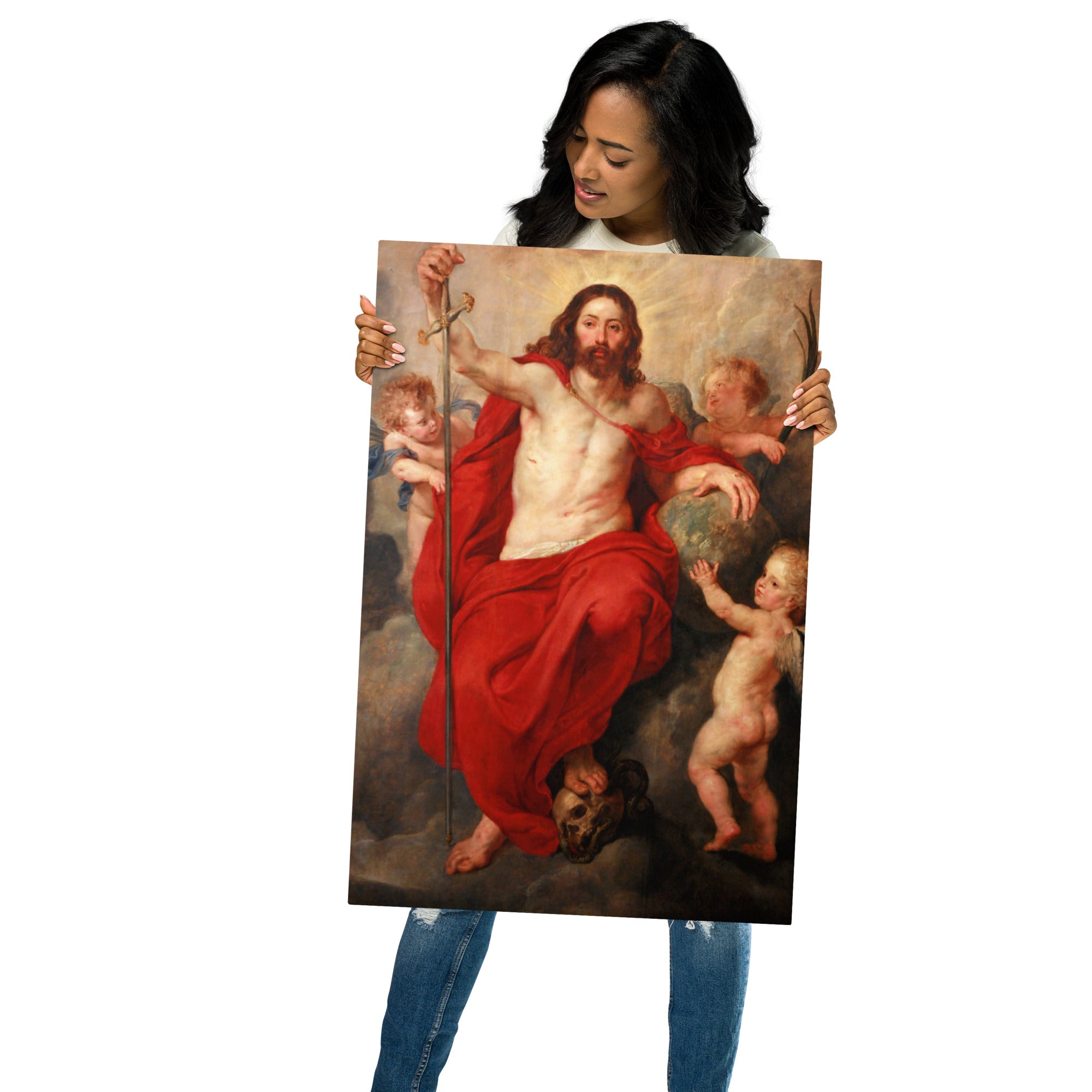 Metal prints Peter Paul Rubens Flemish 1577 1640 Christ triumphing over Death and Sin 1615