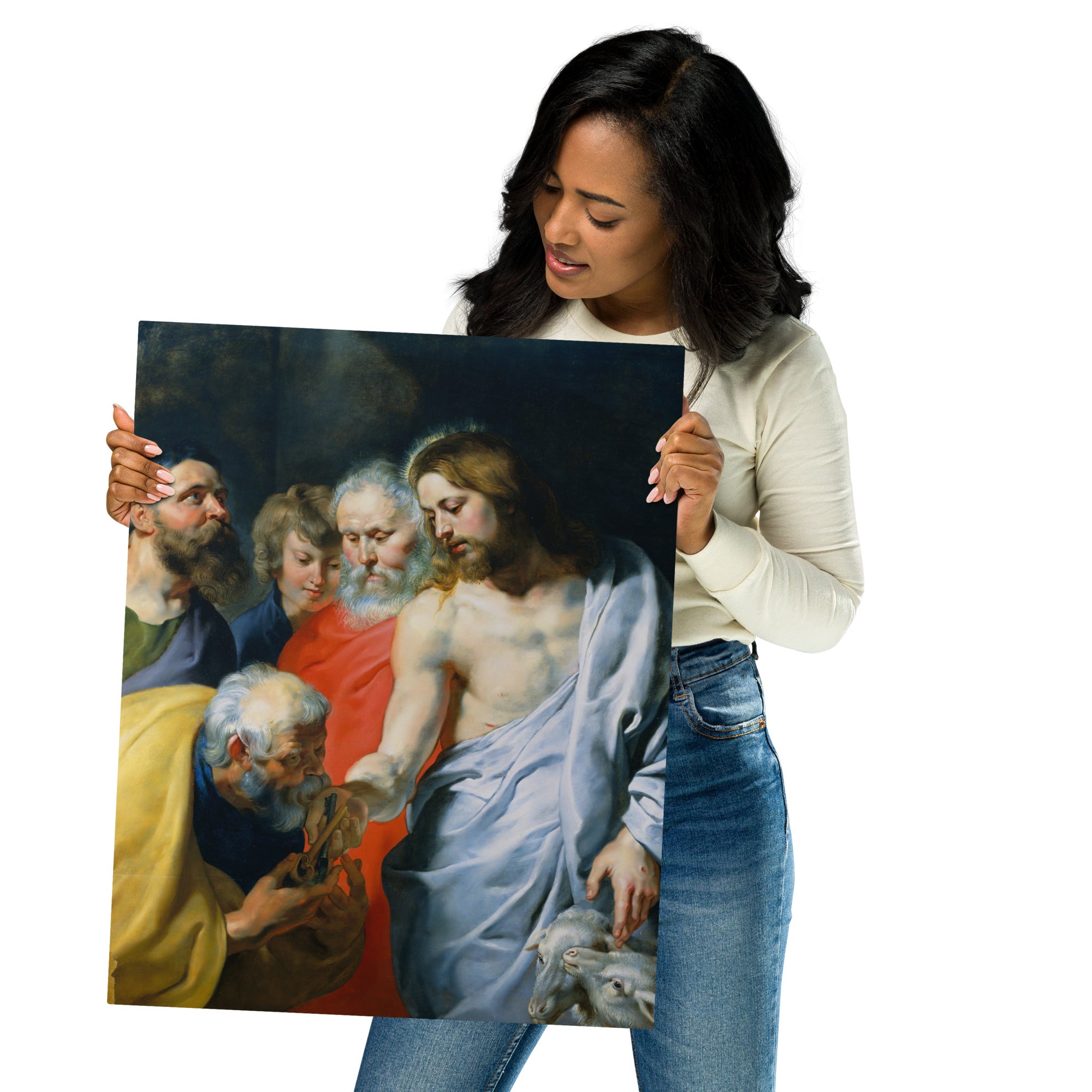 Metal prints Peter Paul Rubens Flemish 1577 1640 Christ’s Charge to Peter 1616