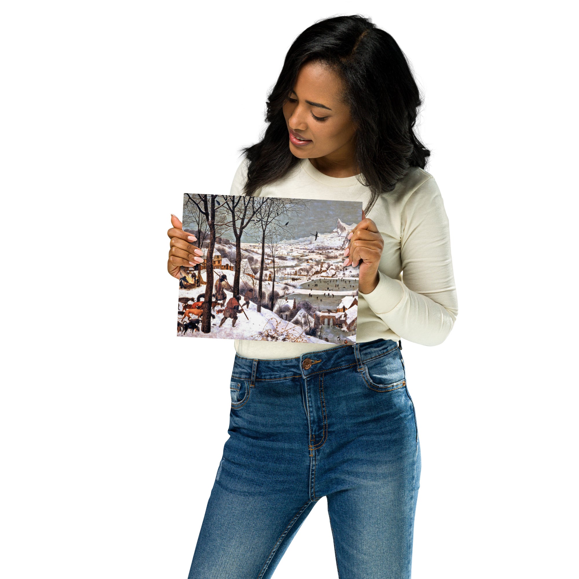 Metal prints Pieter Bruegel The Elder Flemish 1525 1569 Hunters in the Snow