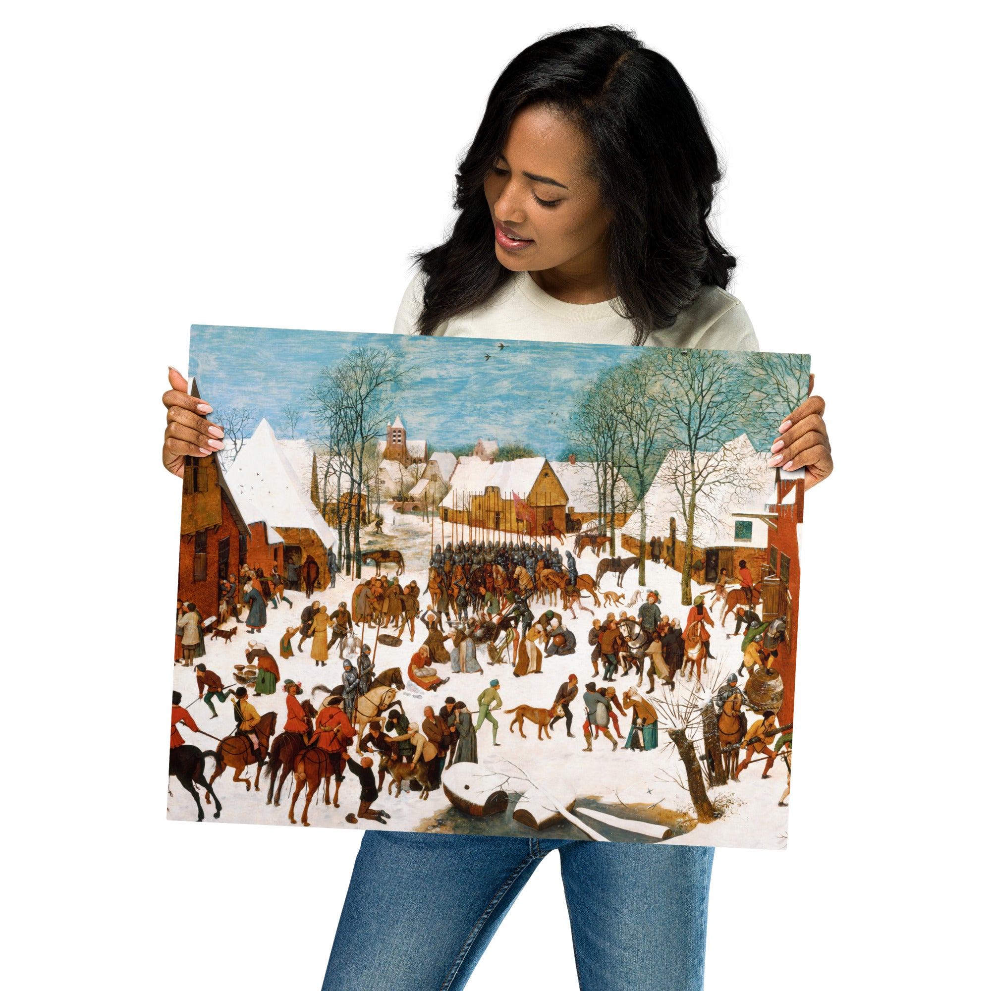 Metal prints Pieter Bruegel The Elder Flemish 1525 1569 Massacre of the Innocents