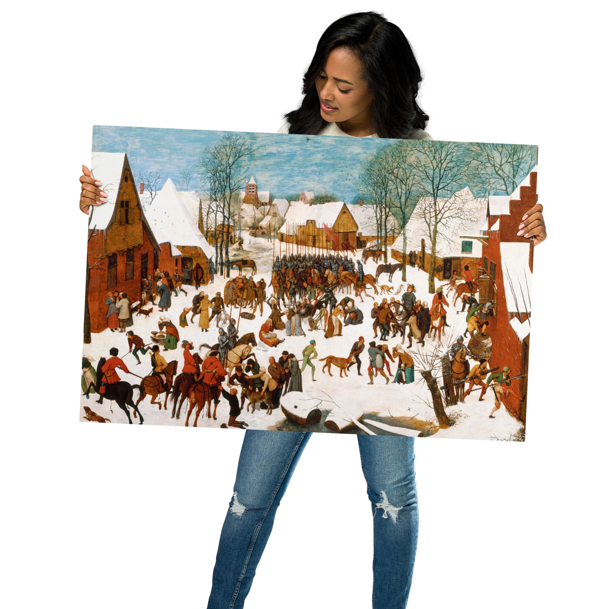 Metal prints Pieter Bruegel The Elder Flemish 1525 1569 Massacre of the Innocents