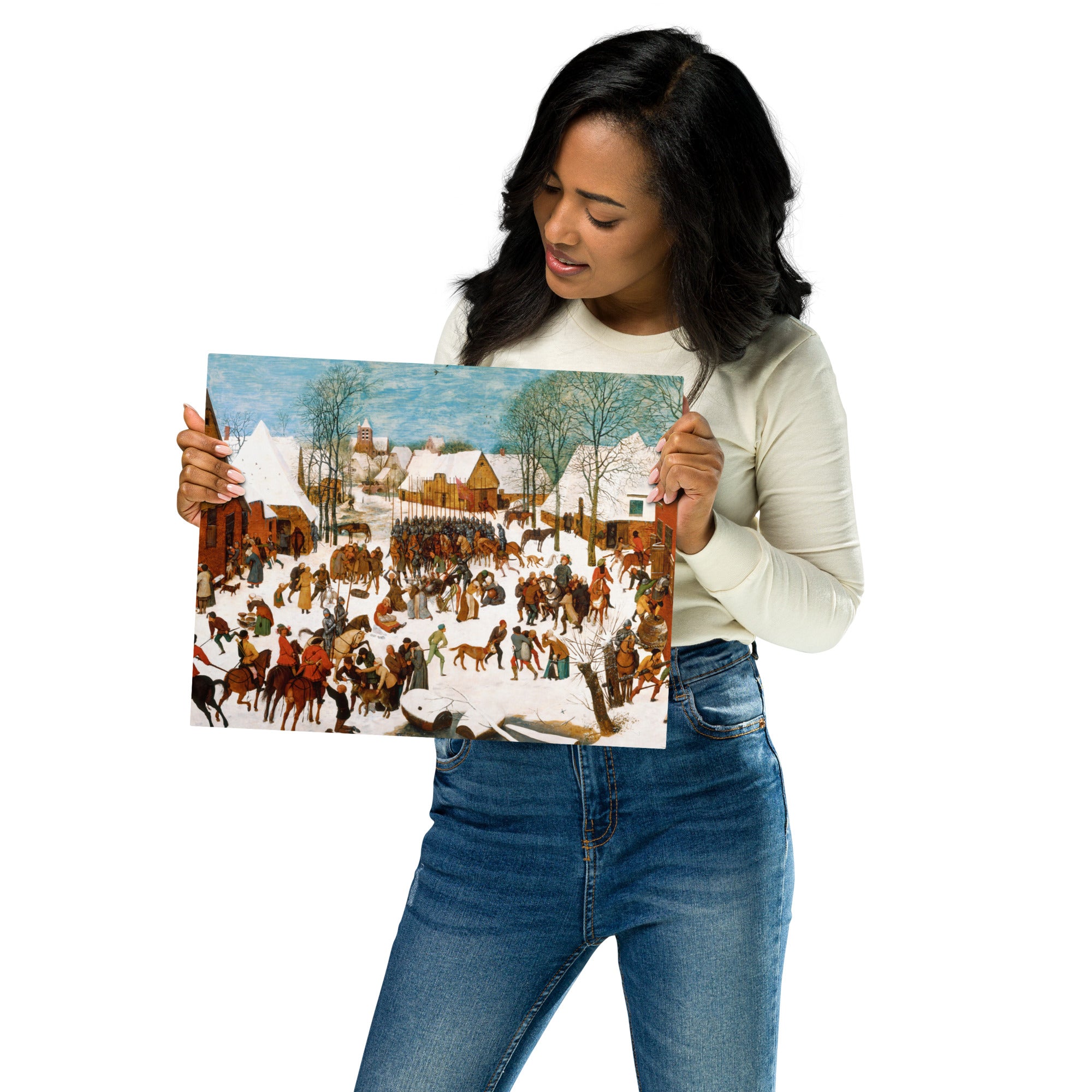 Metal prints Pieter Bruegel The Elder Flemish 1525 1569 Massacre of the Innocents