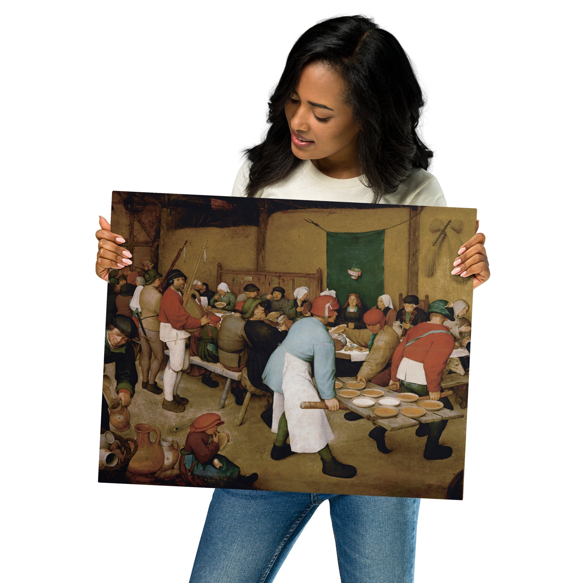 Metal prints Pieter Bruegel The Elder Flemish 1525 1569 Peasant Wedding 1616