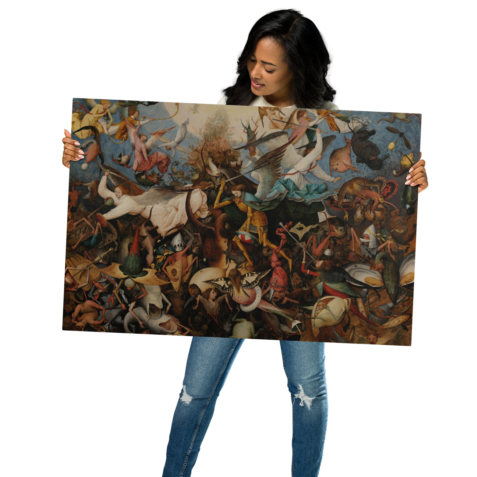 Metal prints Pieter Bruegel The Elder Flemish 1525 1569 The Fall of the Rebel Angels 1562