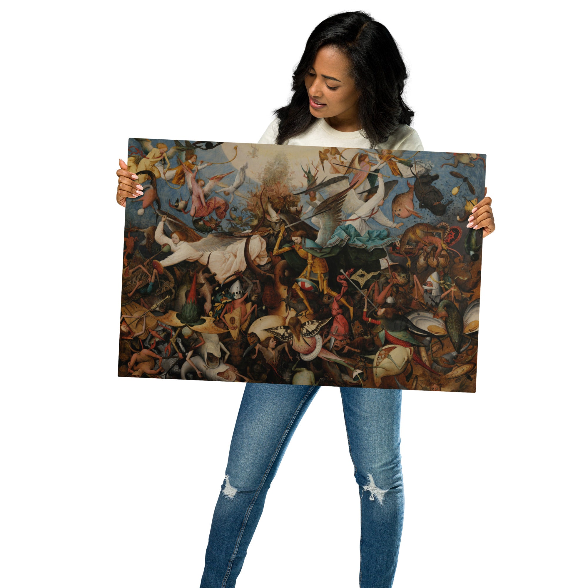 Metal prints Pieter Bruegel The Elder Flemish 1525 1569 The Fall of the Rebel Angels 1562