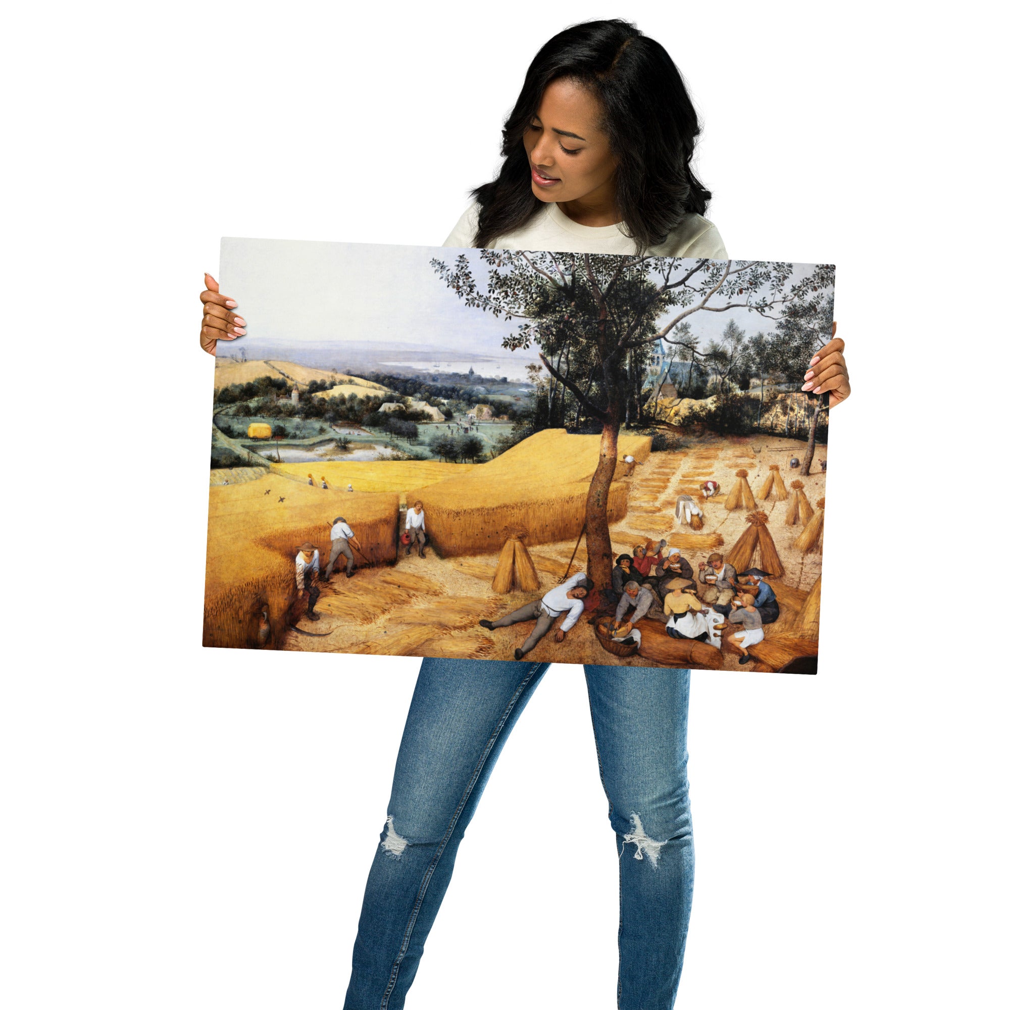 Metal prints Pieter Bruegel The Elder Flemish 1525 1569 The Harvesters 1565