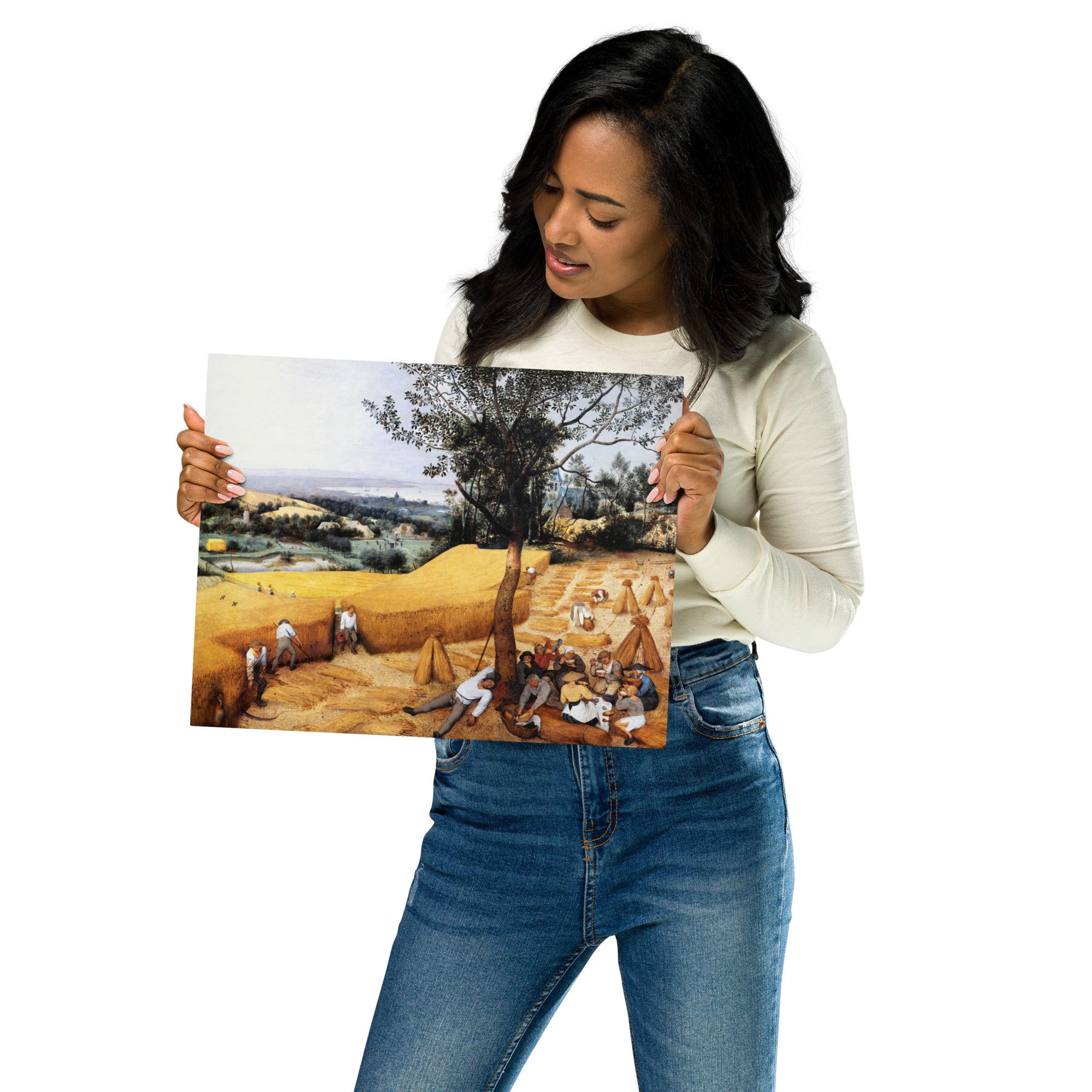 Metal prints Pieter Bruegel The Elder Flemish 1525 1569 The Harvesters 1565