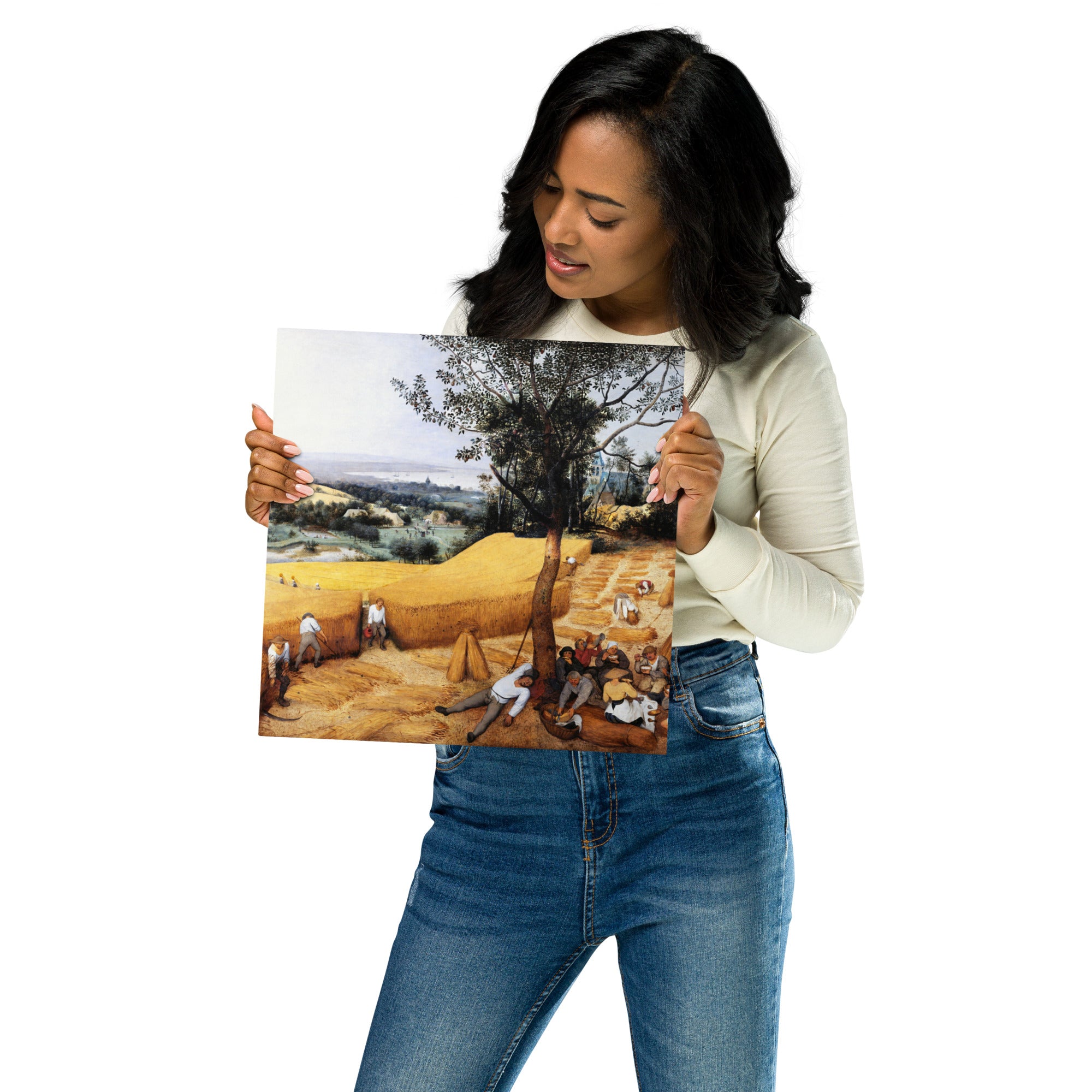 Metal prints Pieter Bruegel The Elder Flemish 1525 1569 The Harvesters 1565