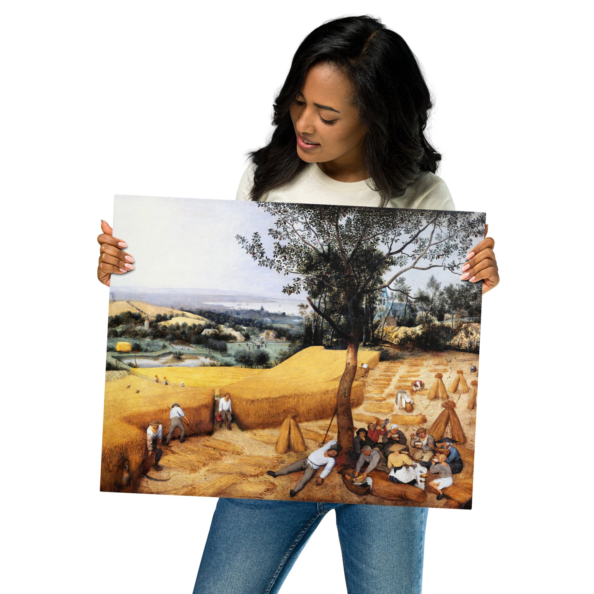 Metal prints Pieter Bruegel The Elder Flemish 1525 1569 The Harvesters 1565