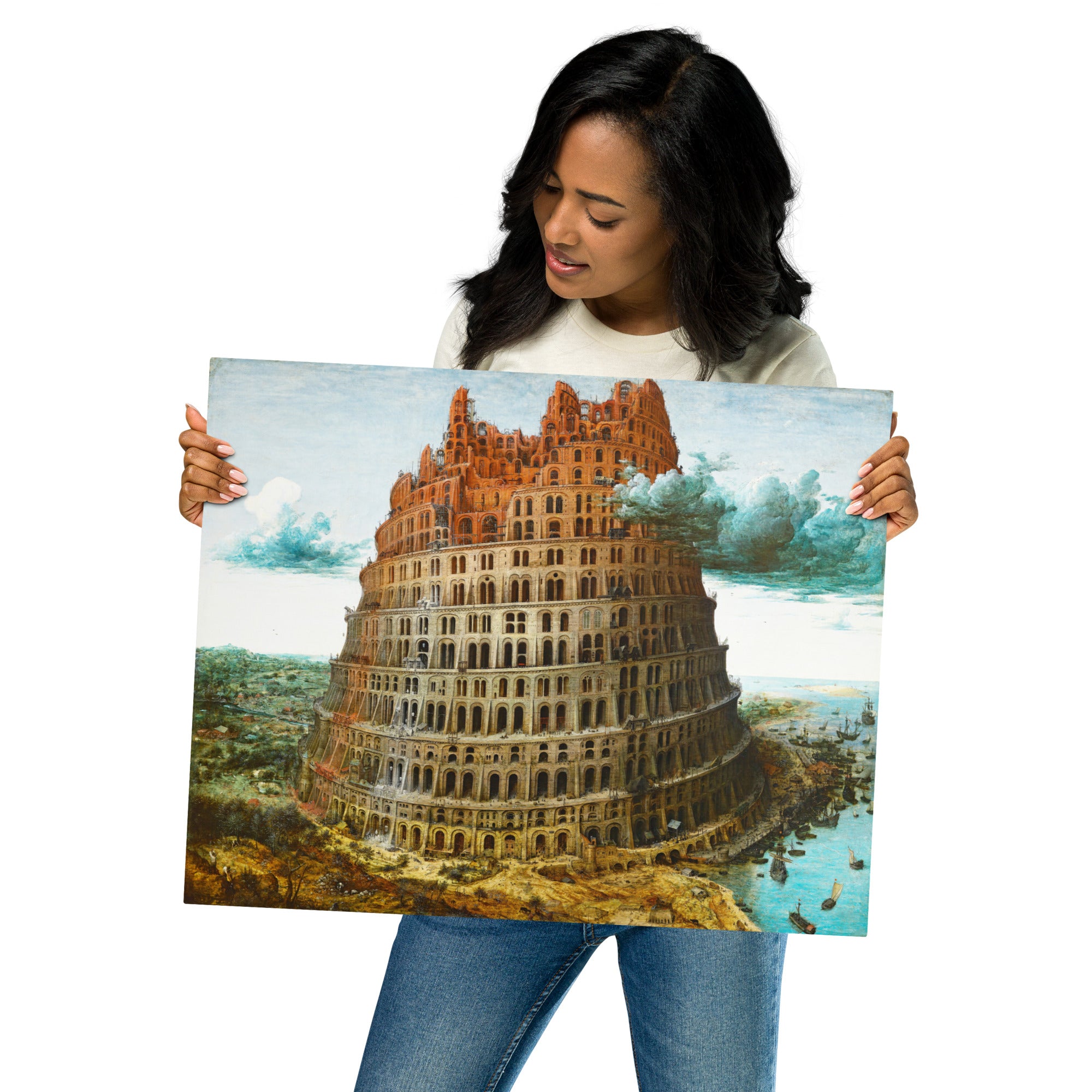 Metal prints Pieter Bruegel The Elder Flemish 1525 1569 The Tower of Babel 1563