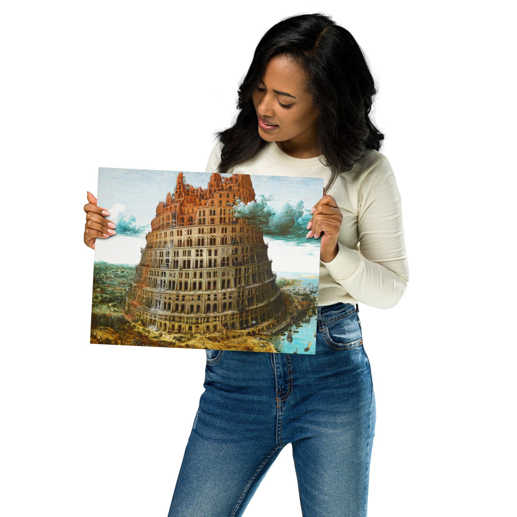 Metal prints Pieter Bruegel The Elder Flemish 1525 1569 The Tower of Babel 1563