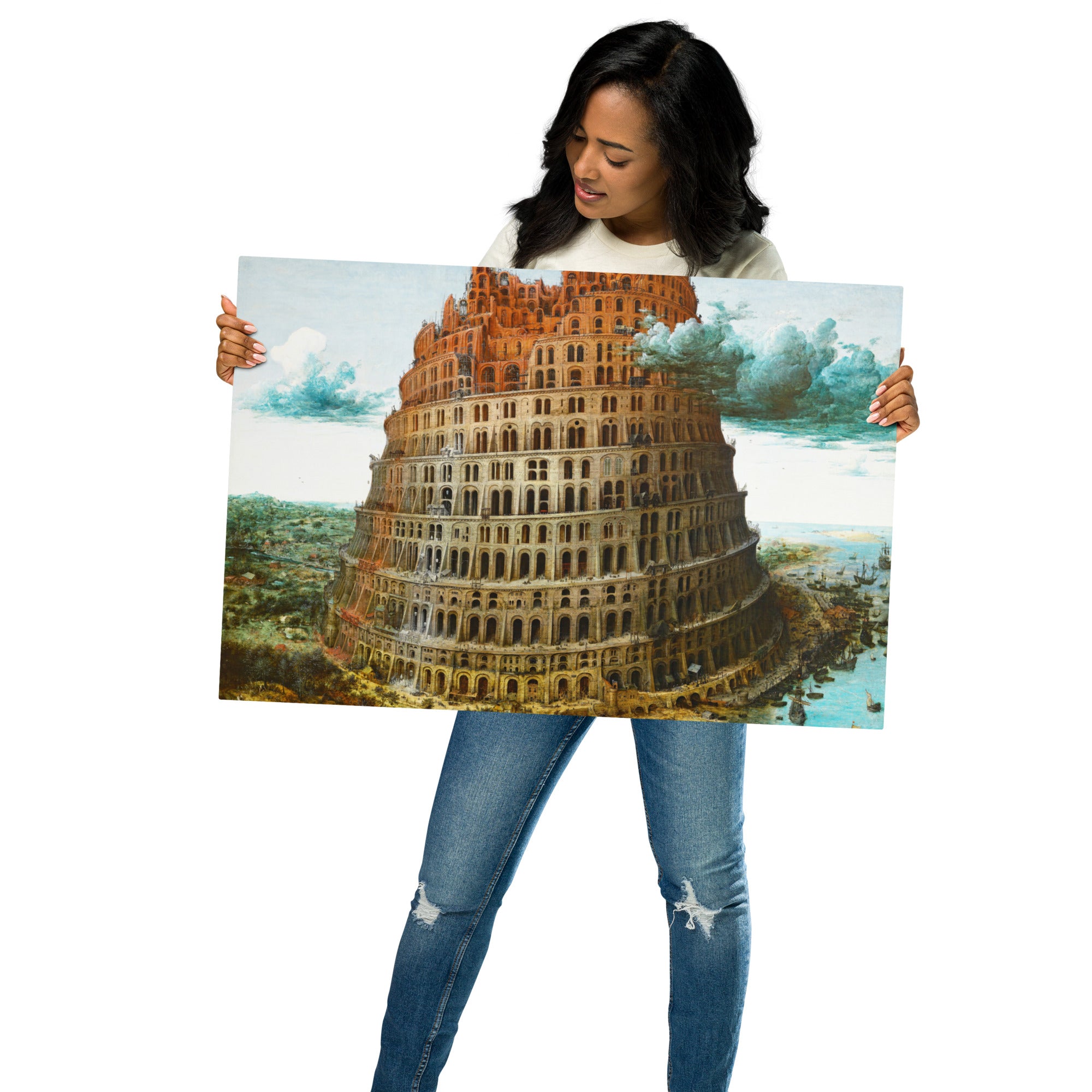 Metal prints Pieter Bruegel The Elder Flemish 1525 1569 The Tower of Babel 1563