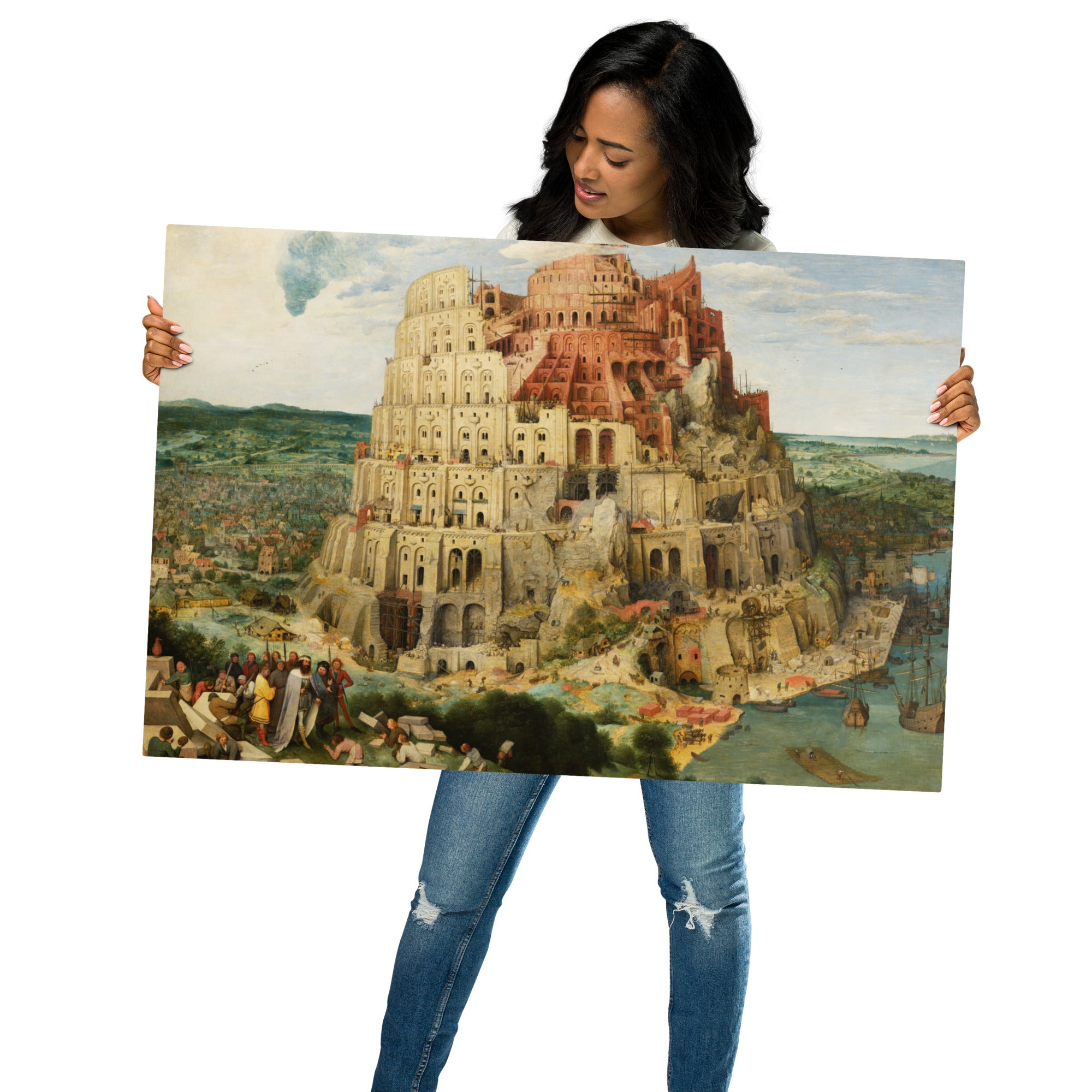 Metal prints Pieter Bruegel The Elder Flemish 1525 1569 The Tower Of Babel (Vienna)