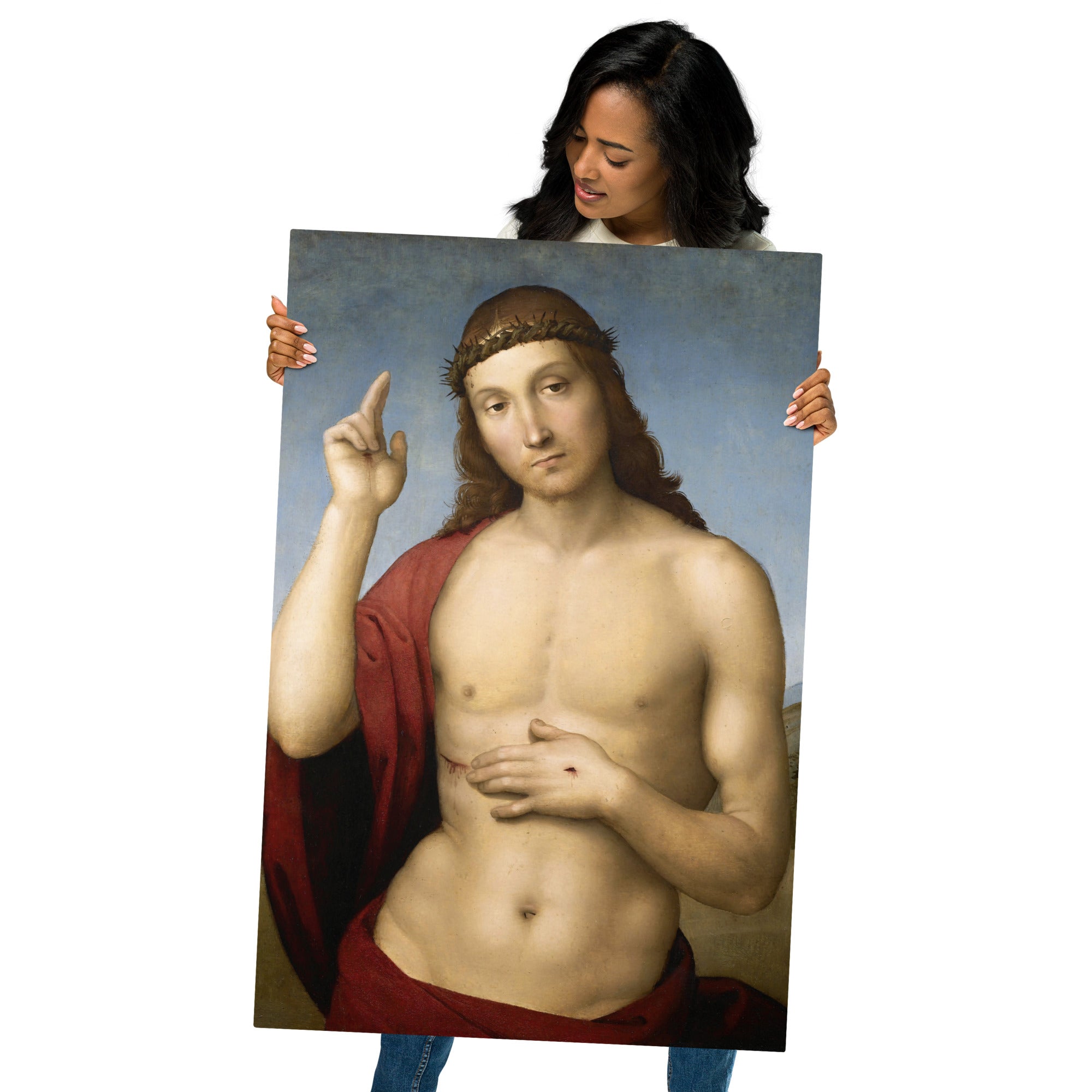 Metal prints Raphael Italian 1483 1520 Christ Blessing 1505