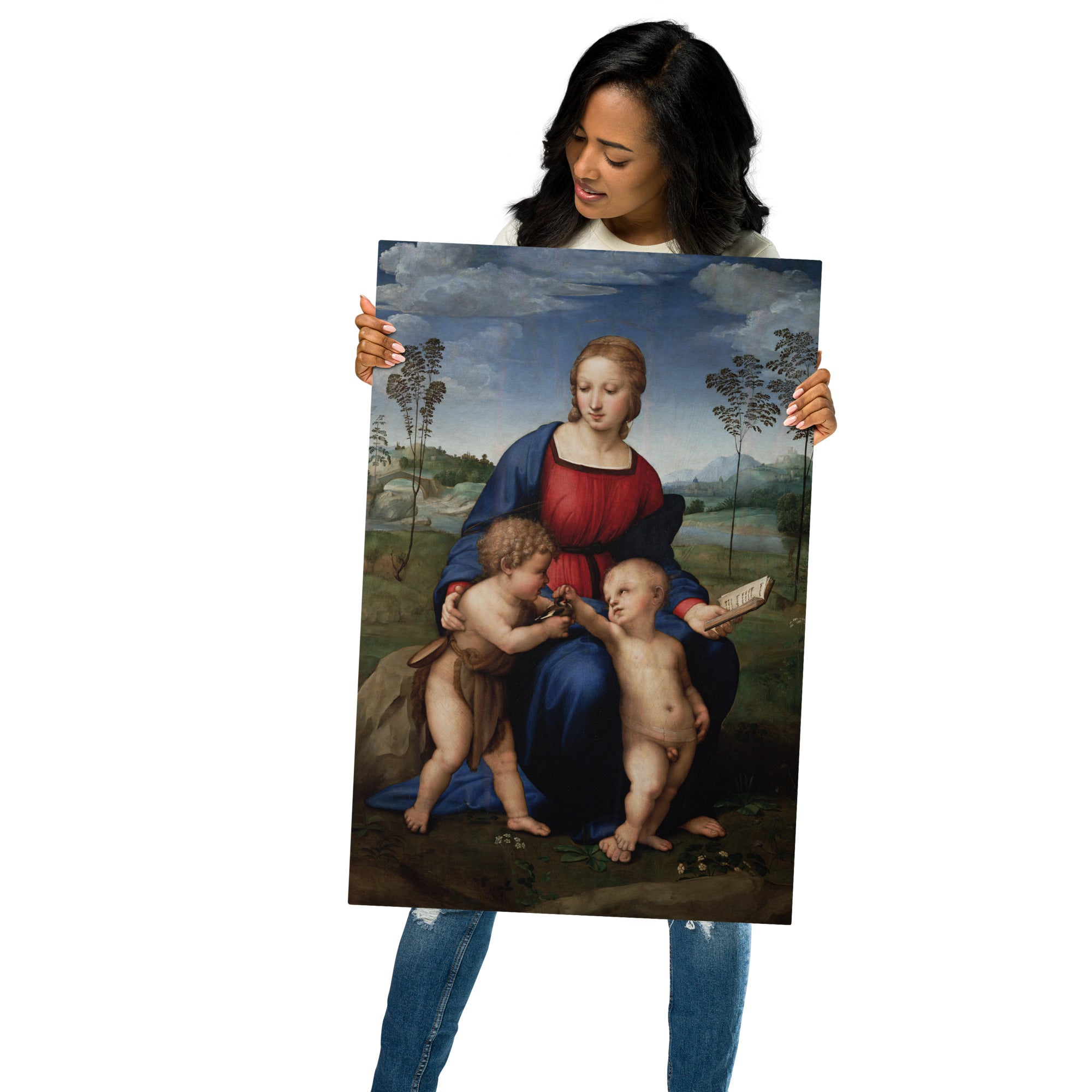 Metal prints Raphael Italian 1483 1520 Madonna Del Cardellino 1505