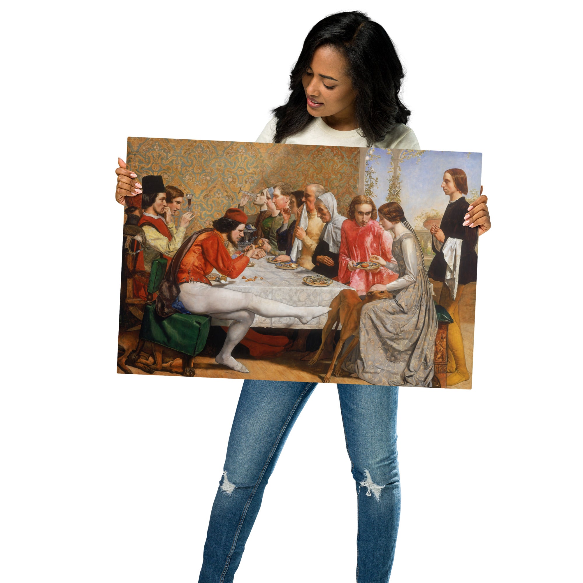 Metal prints Sir John Everett Millais English 1829 1896 Lorenzo and Isabella 1848 1849