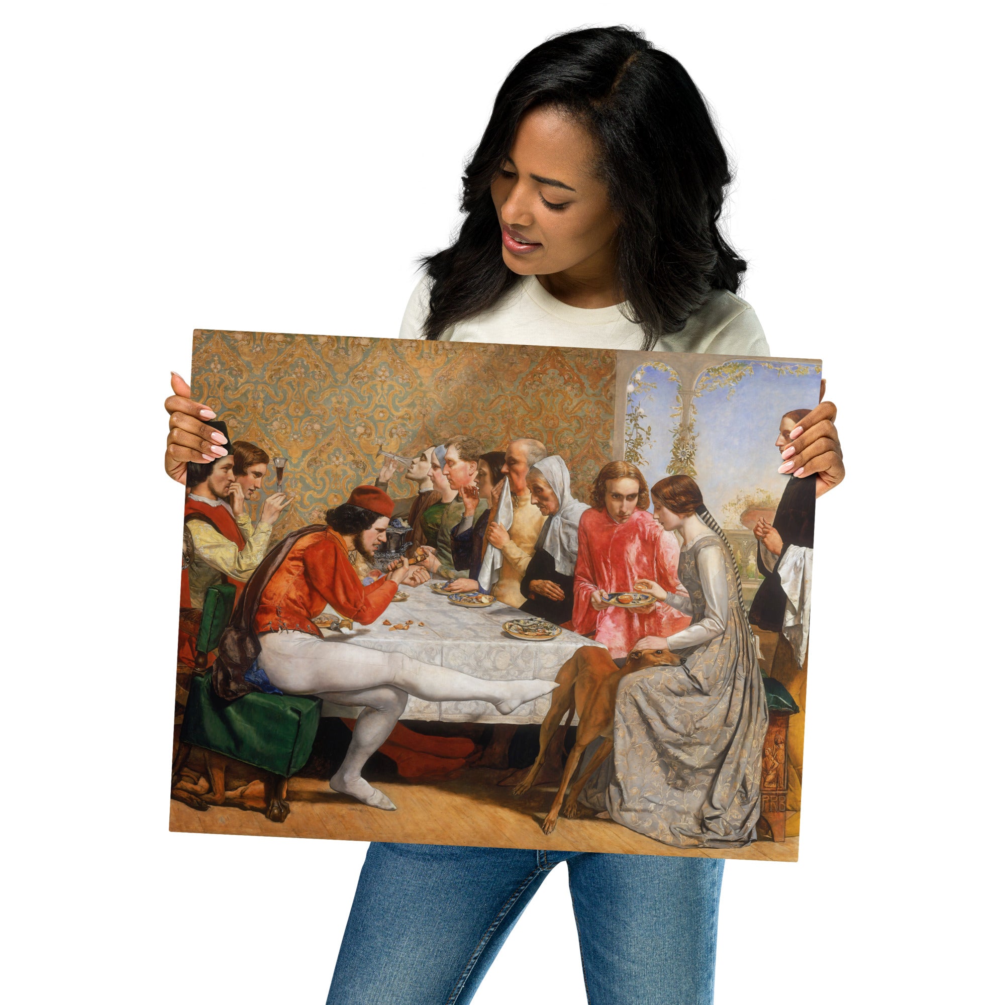 Metal prints Sir John Everett Millais English 1829 1896 Lorenzo and Isabella 1848 1849