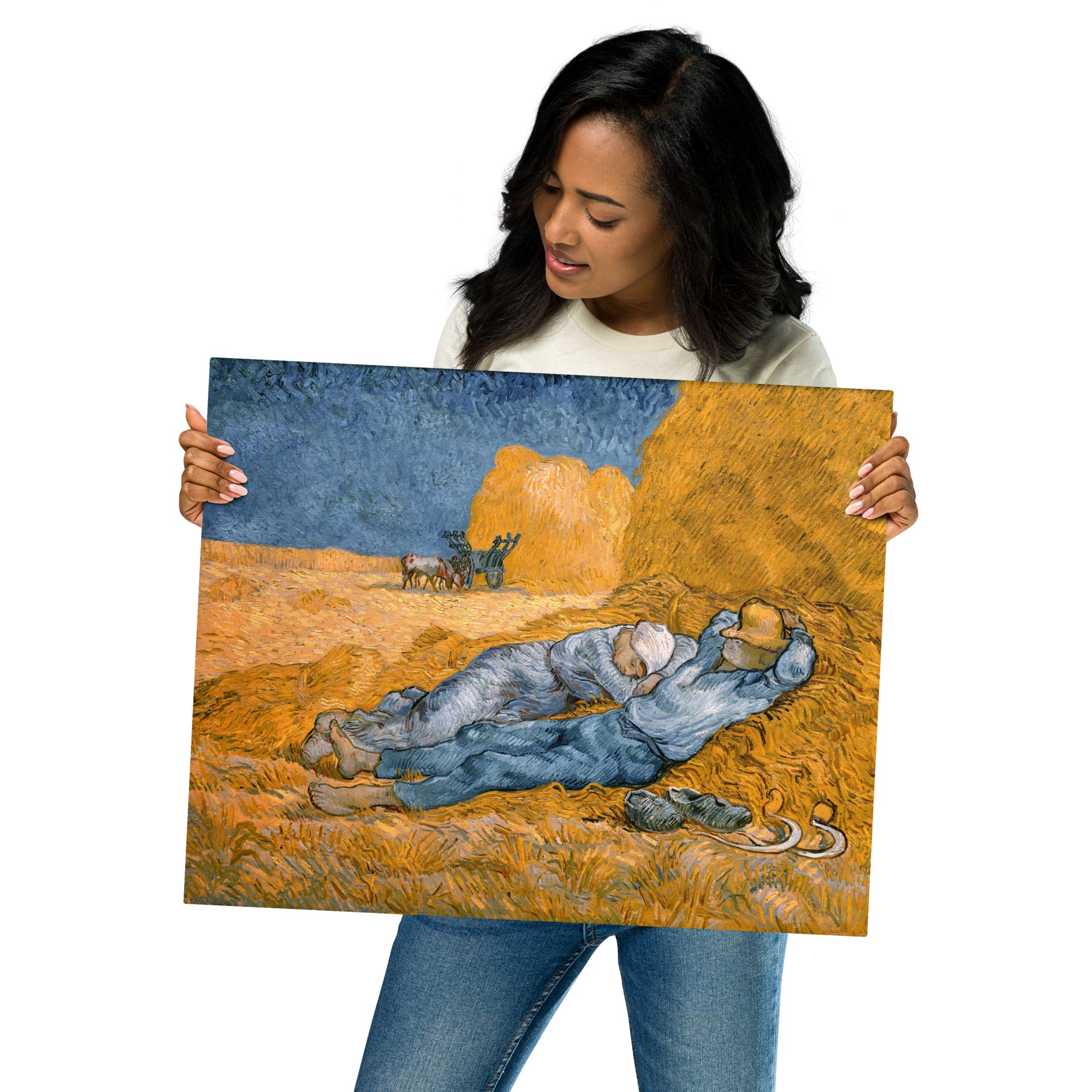 Metal prints Vincent van Gogh Dutch 1853 1890 Noon rest from work