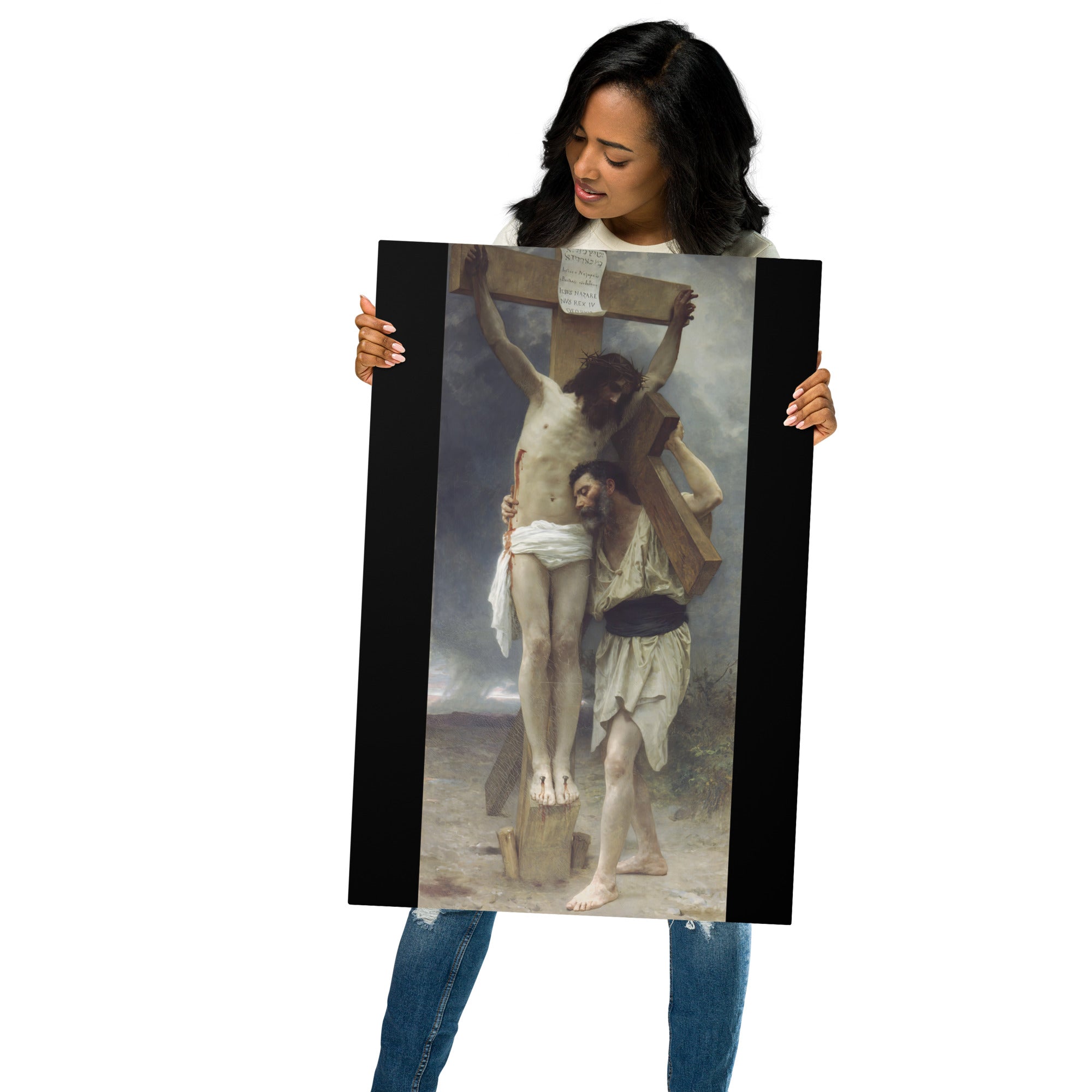 Metal prints William Bouguereau French 1825 1905 Compassion 1897