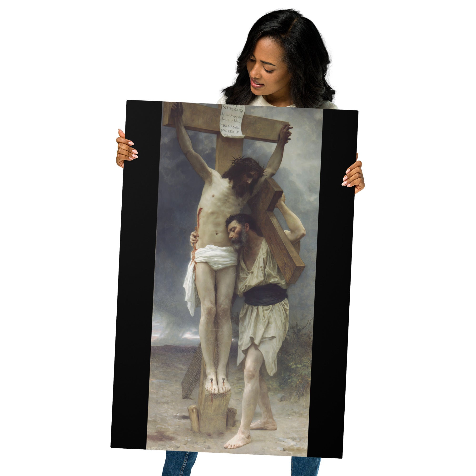 Metal prints William Bouguereau French 1825 1905 Compassion 1897
