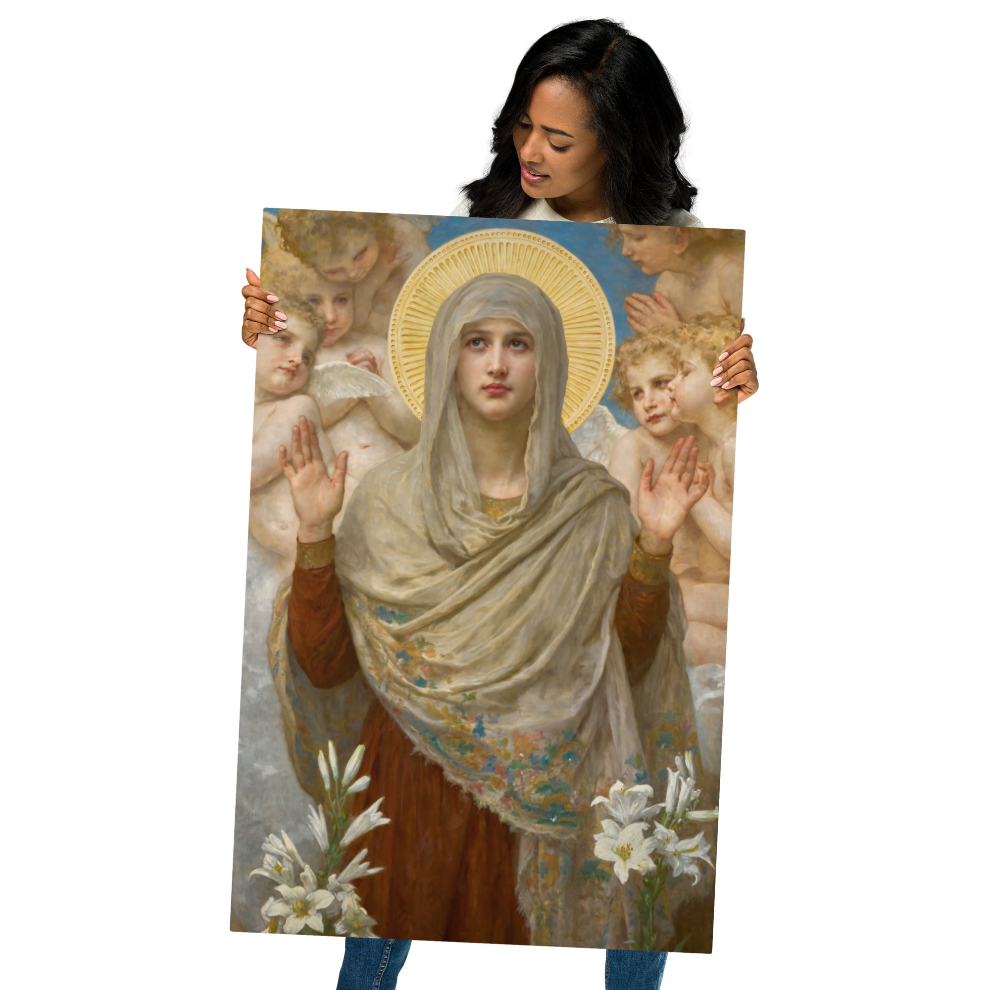 Metal prints William Bouguereau French 1825 1905 Ora Pro Nobis 1903