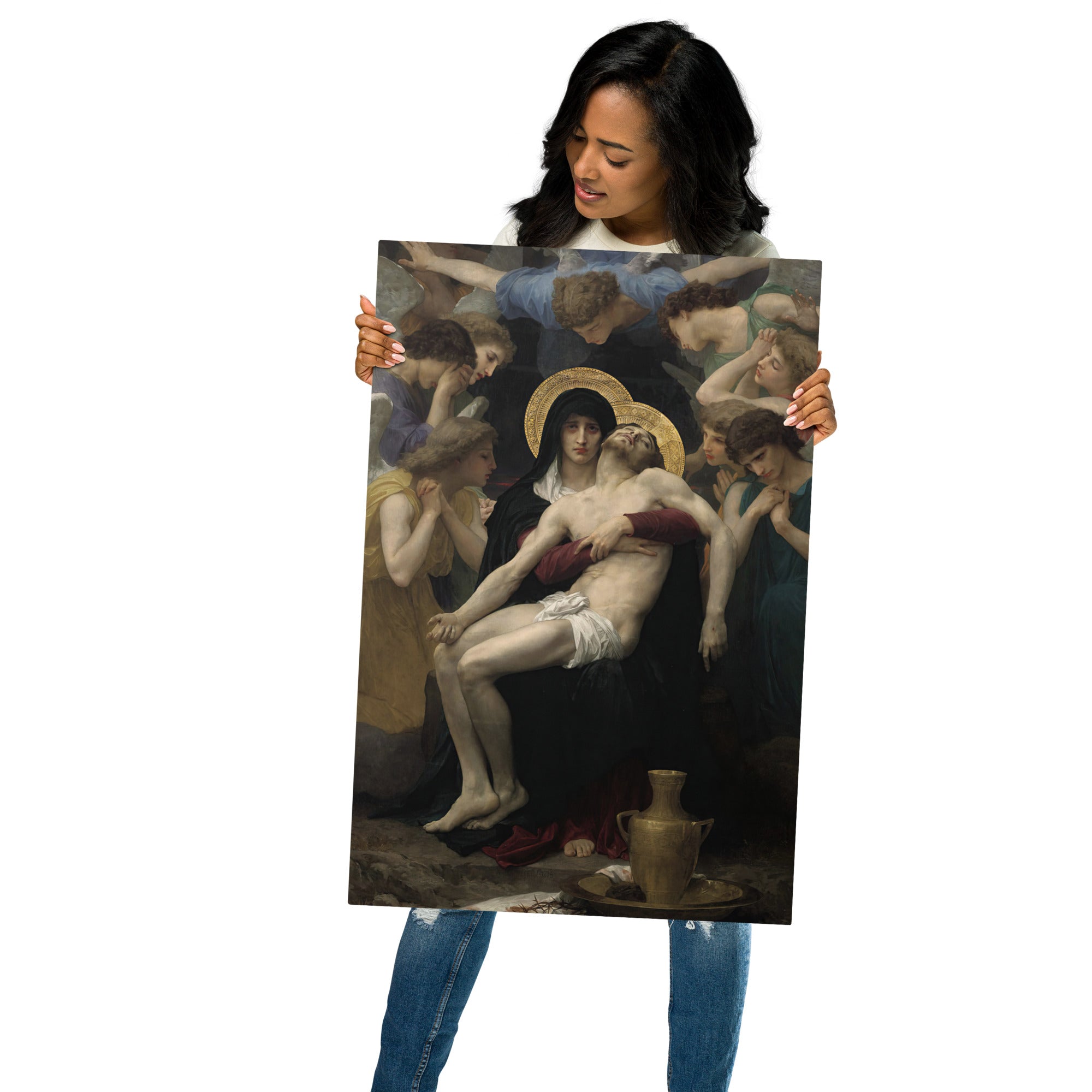 Metal prints William Bouguereau French 1825 1905 Pieta 1876