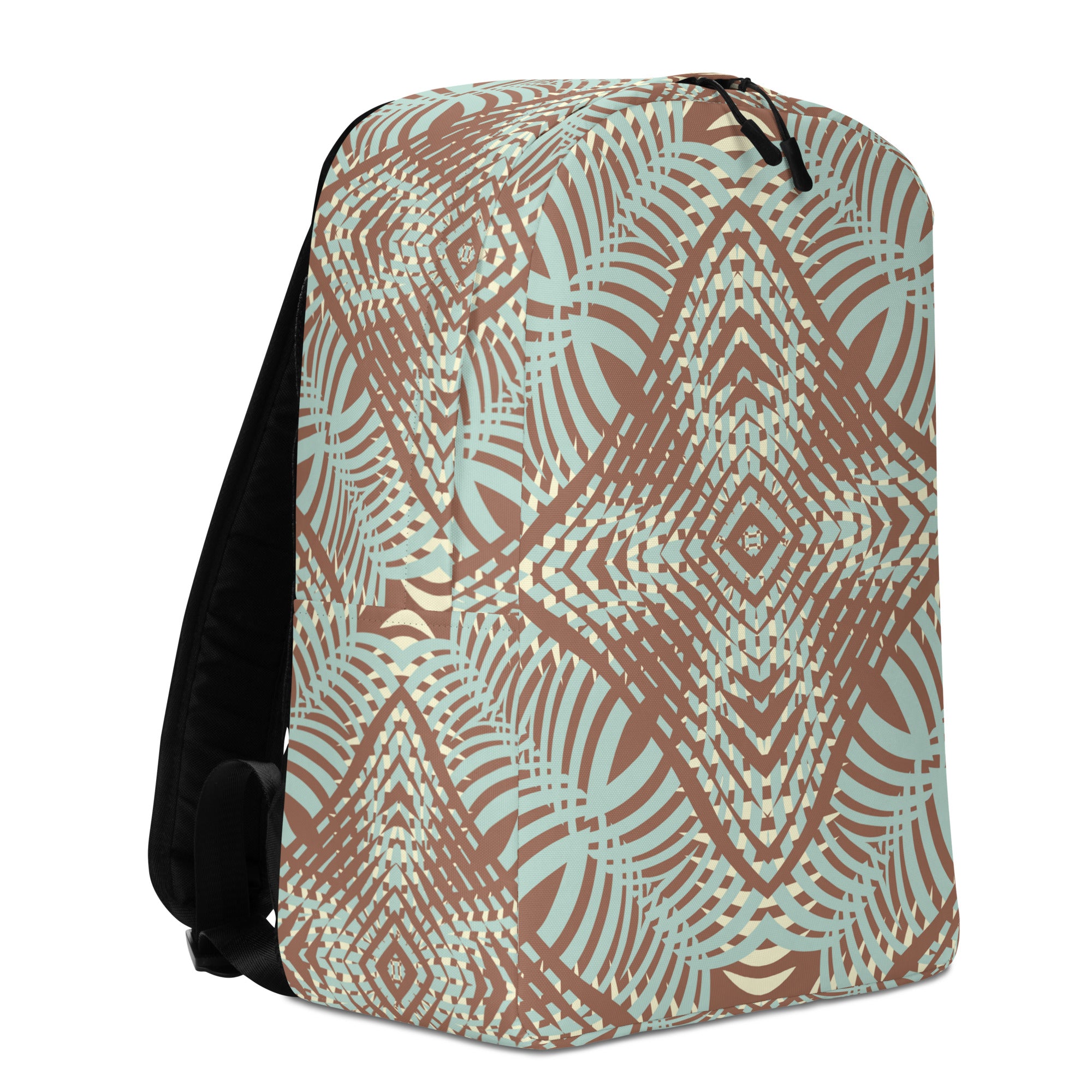 Minimalist Backpack African Motif Pattern II