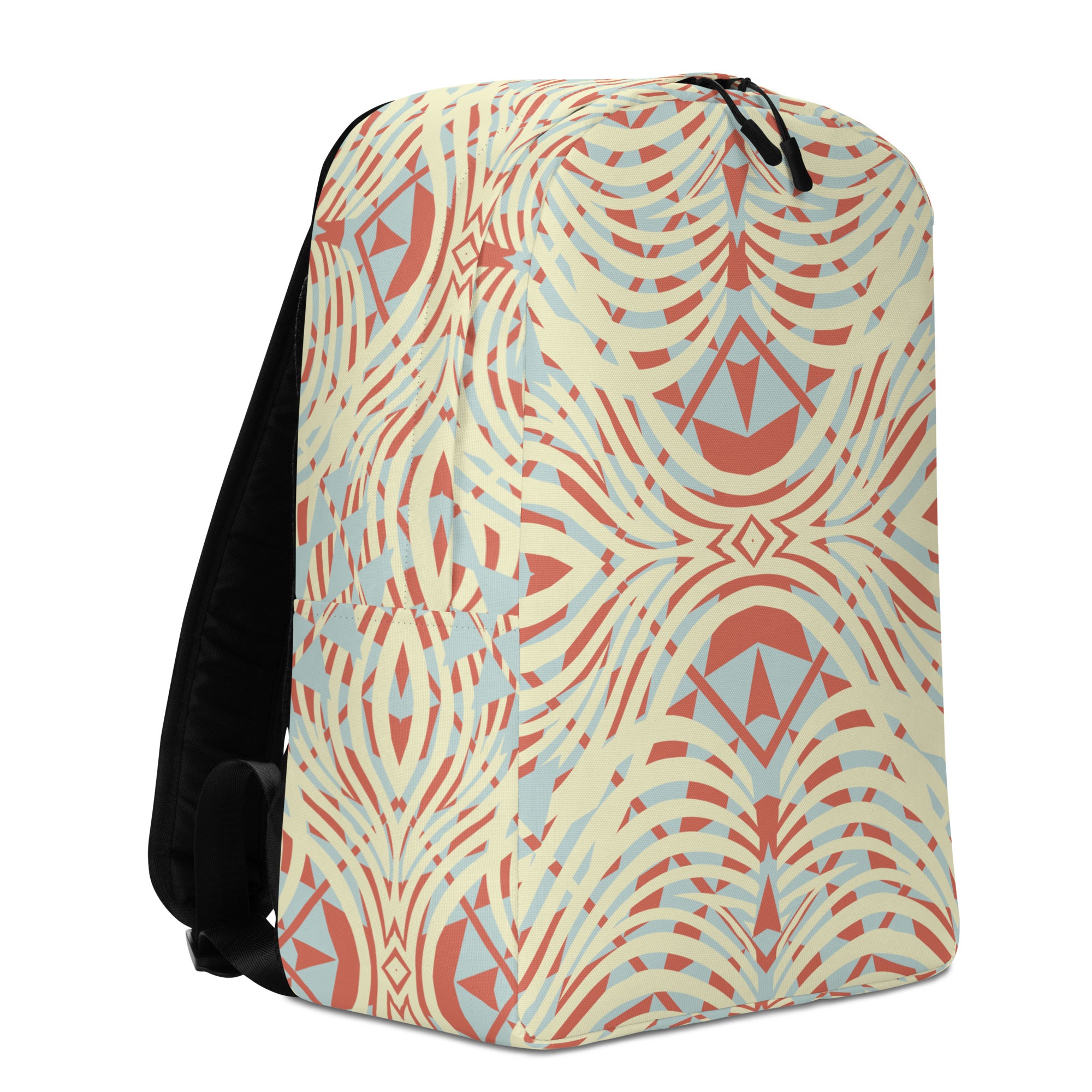 Minimalist Backpack African Motif Pattern III