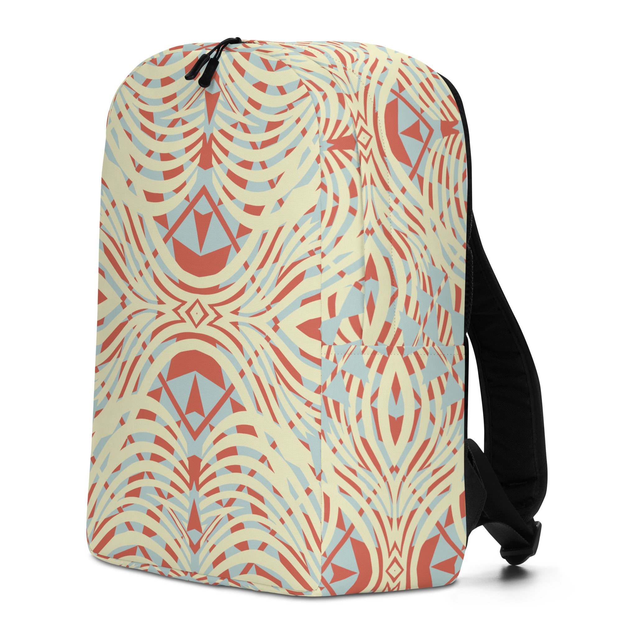 Minimalist Backpack African Motif Pattern III