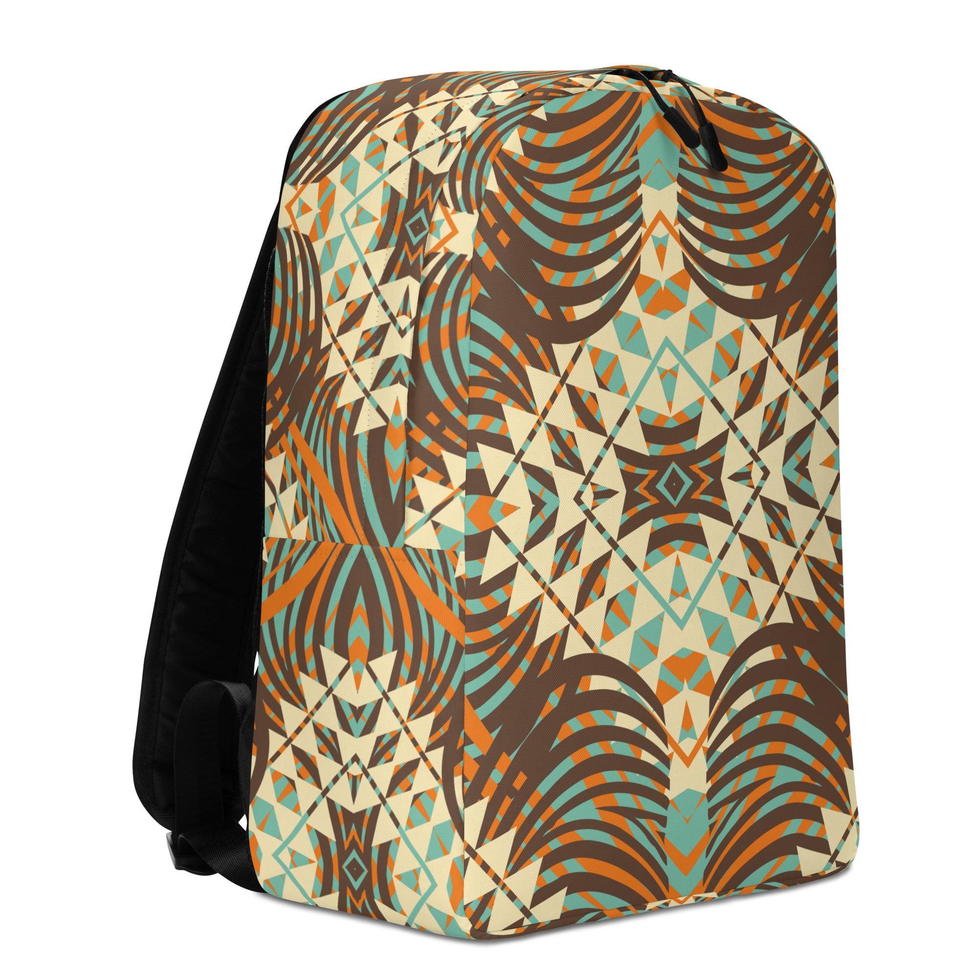 Minimalist Backpack African Motif Pattern IV