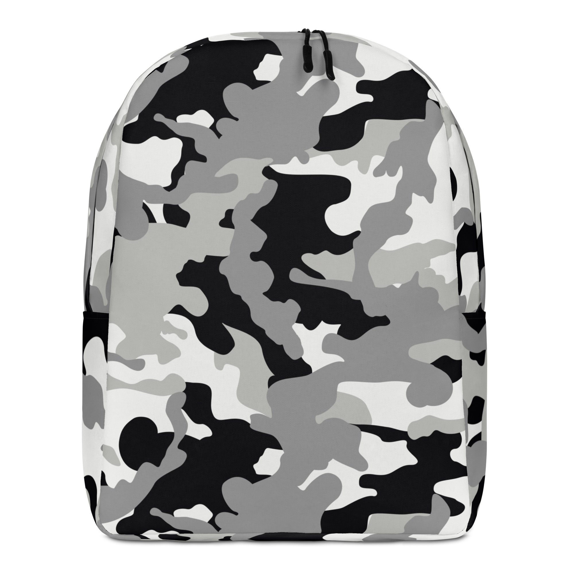 Minimalist Backpack Camo Black And Grey