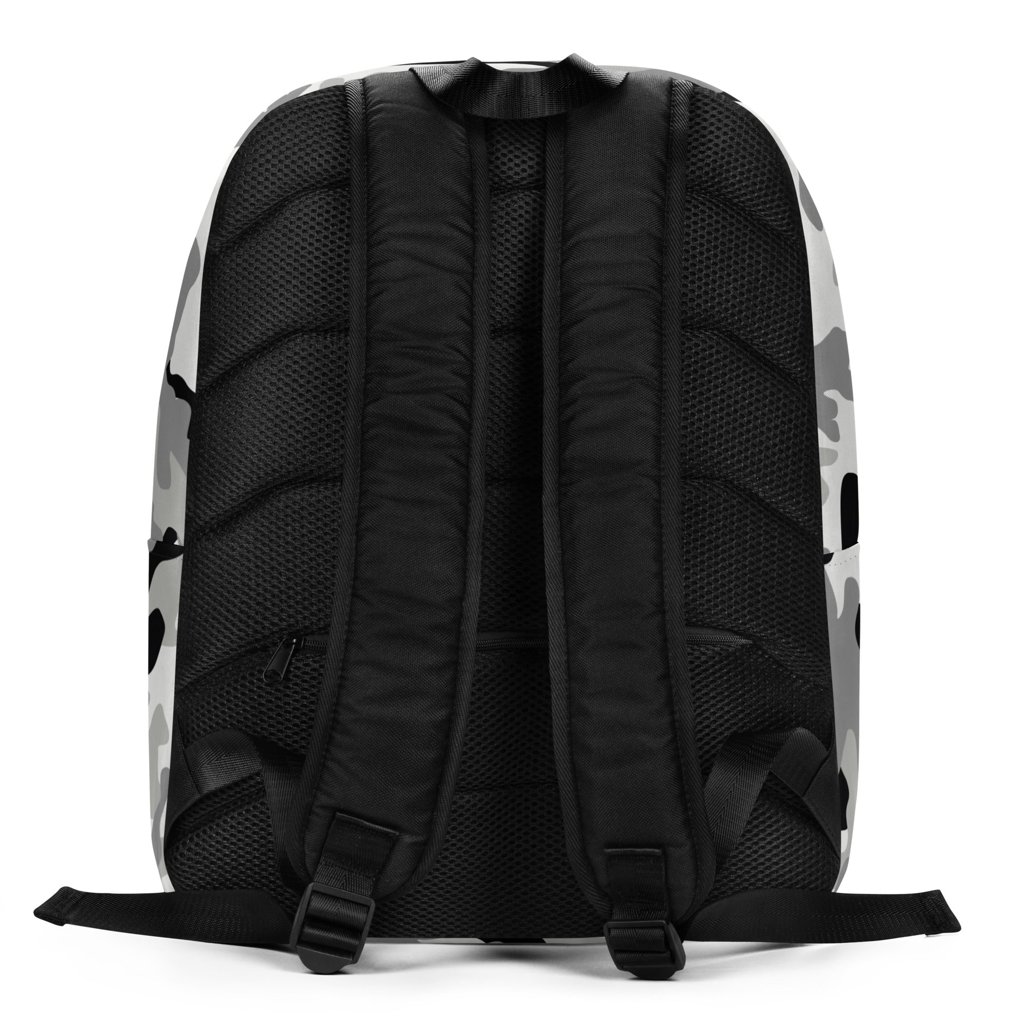 Minimalist Backpack Camo Black And Grey