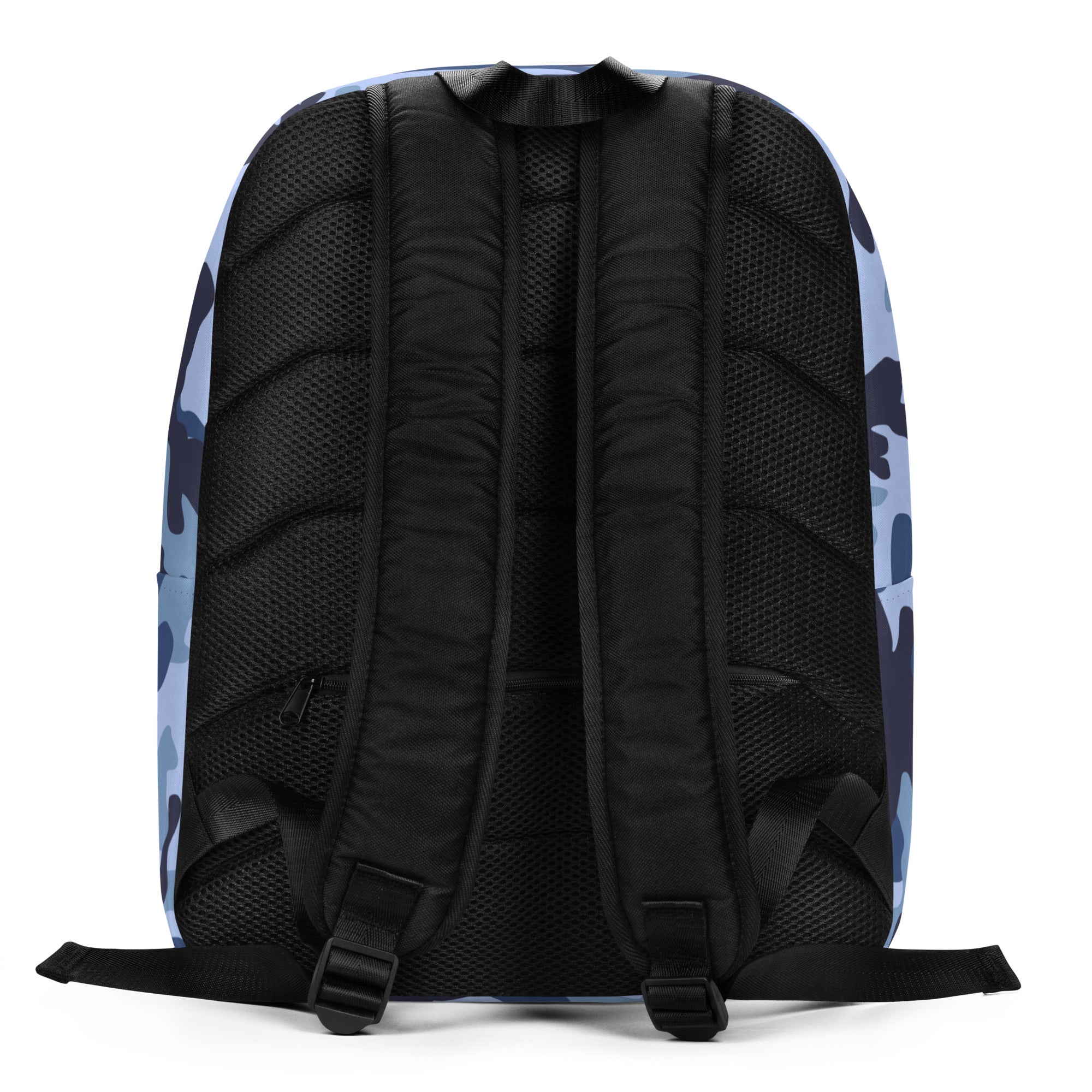 Minimalist Backpack Camo Blue And Black
