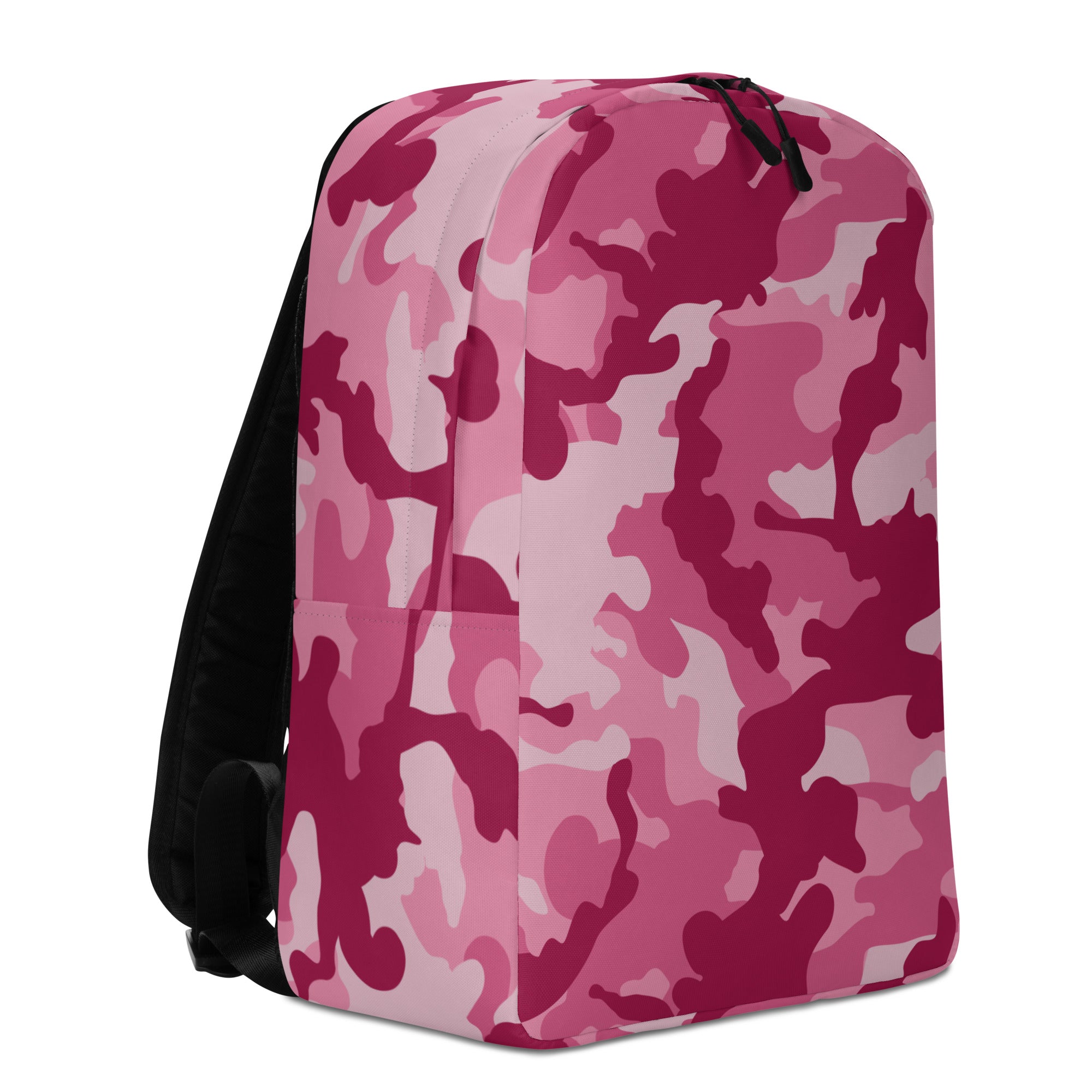 Minimalist Backpack Camo Dark Pink
