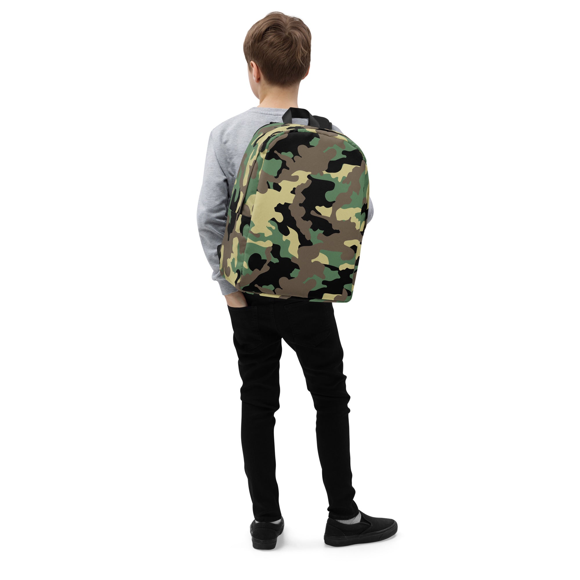 Minimalist Backpack Camo Green