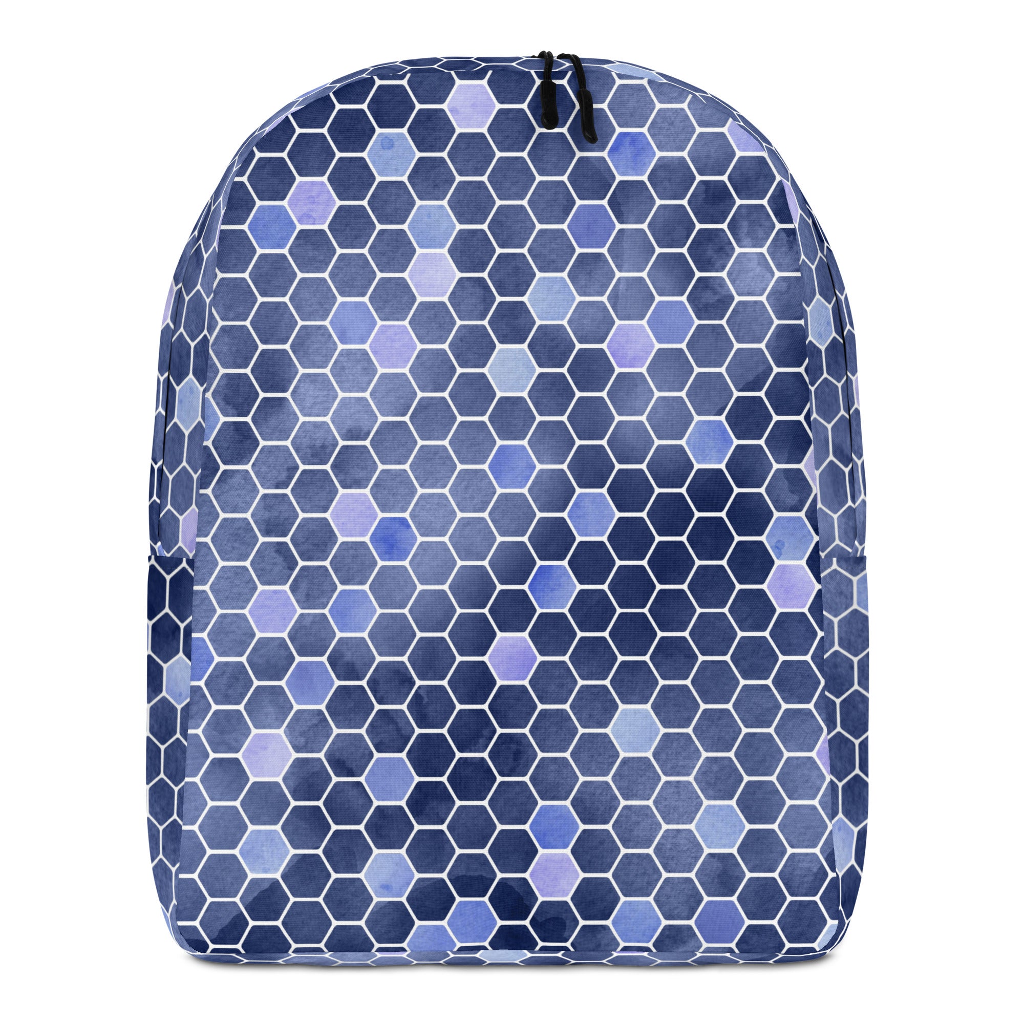 Minimalist Backpack Honeycomb Blue