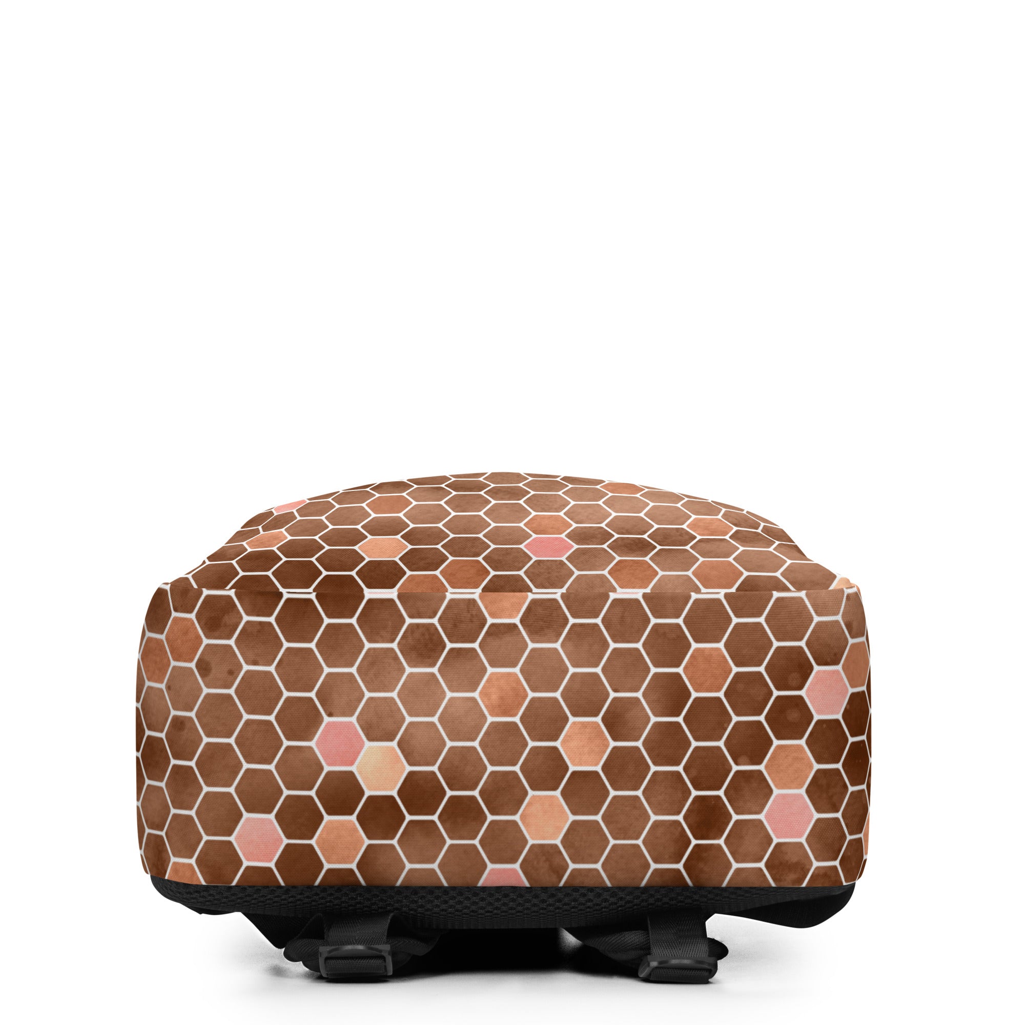 Minimalist Backpack Honeycomb Brown