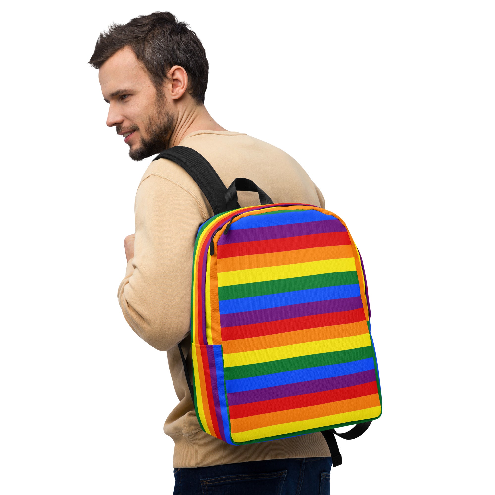 Minimalist Backpack Pride Rainbow