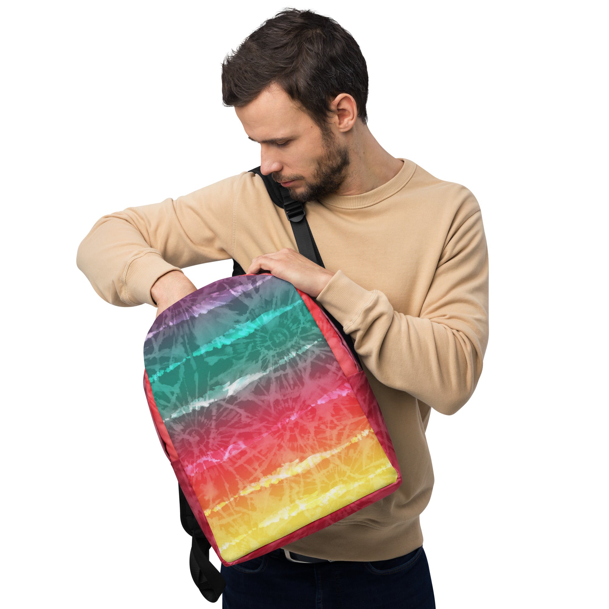 Minimalist Backpack Tie Dye