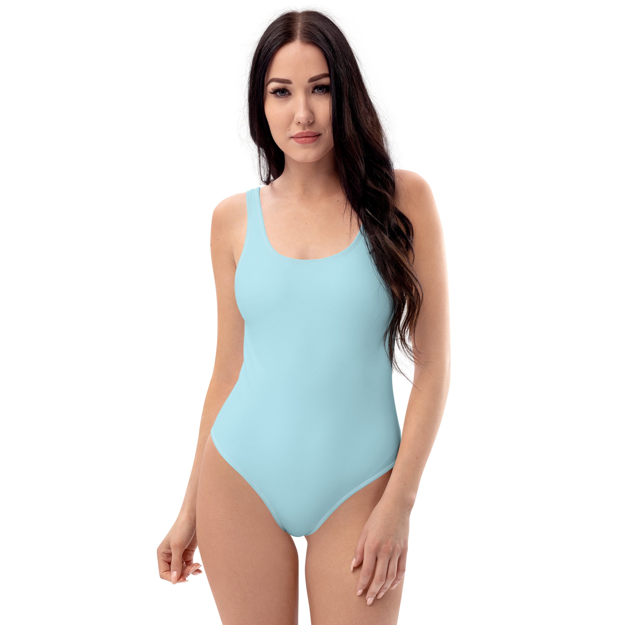 One Piece Swimsuit Cyan