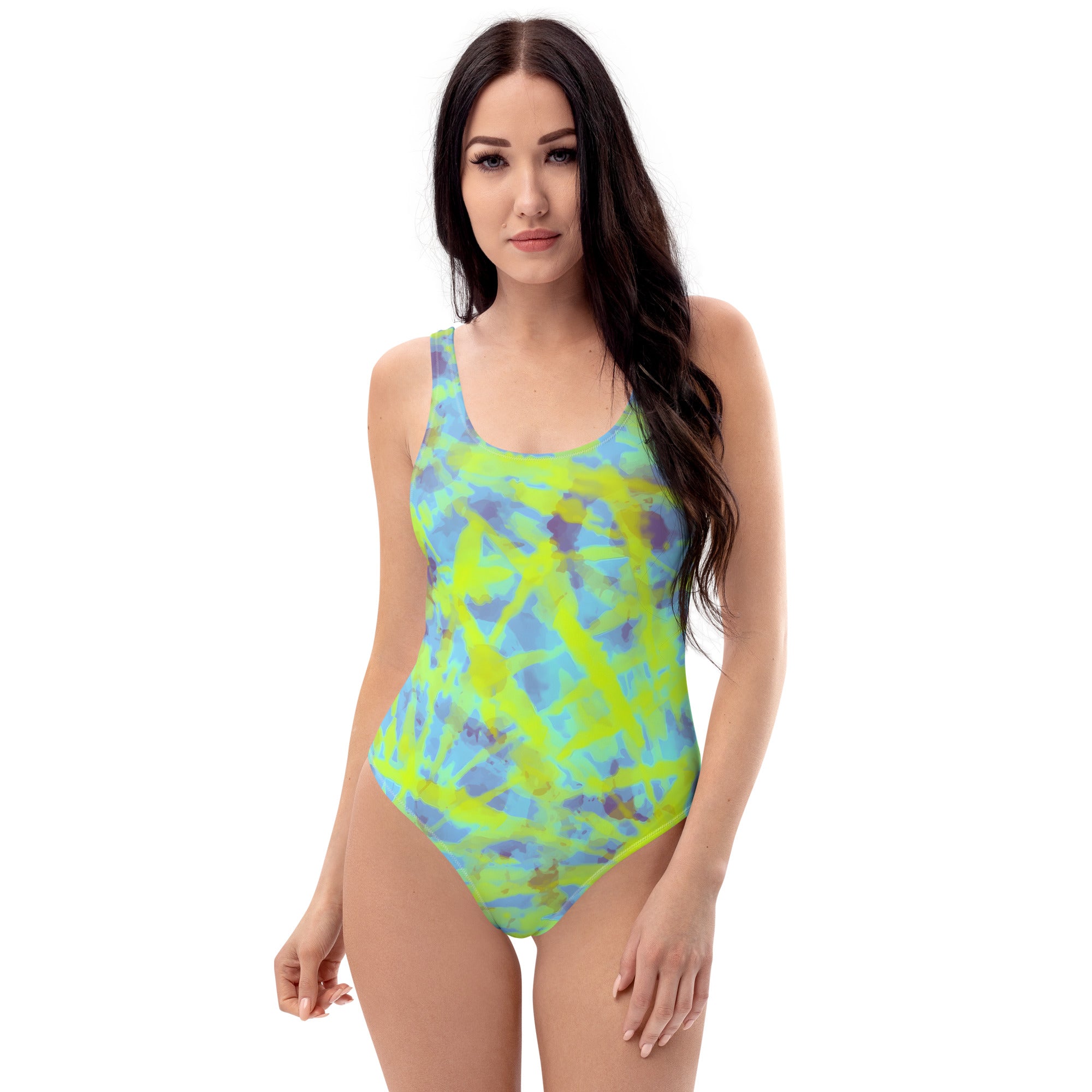 One Piece Swimsuit Hang Loose Tie Dye I