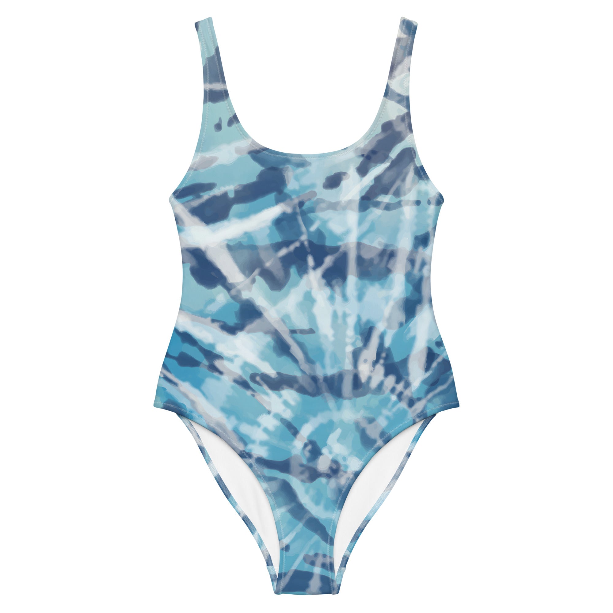 One Piece Swimsuit Hang Loose Tie Dye Pattern VI