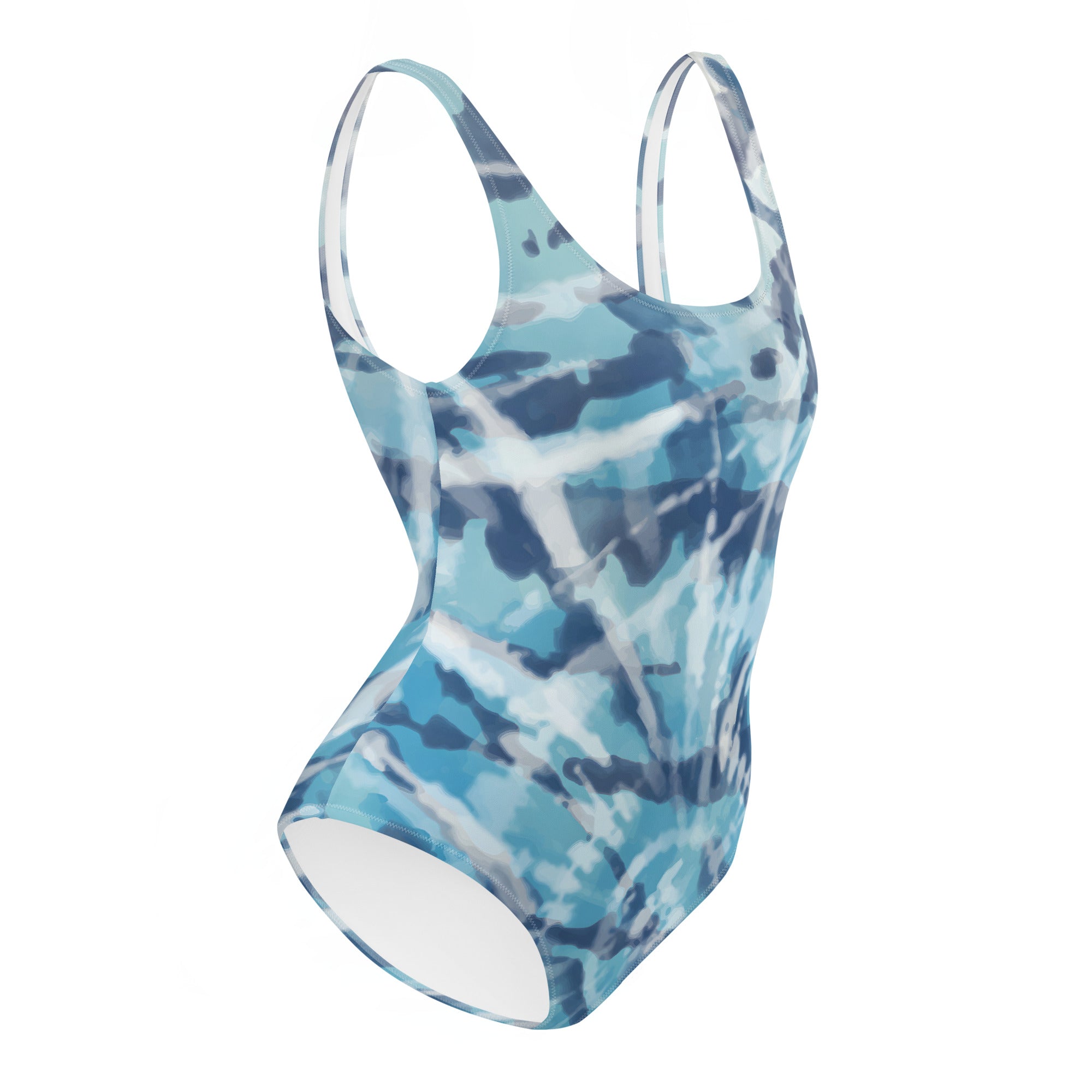 One Piece Swimsuit Hang Loose Tie Dye Pattern VI