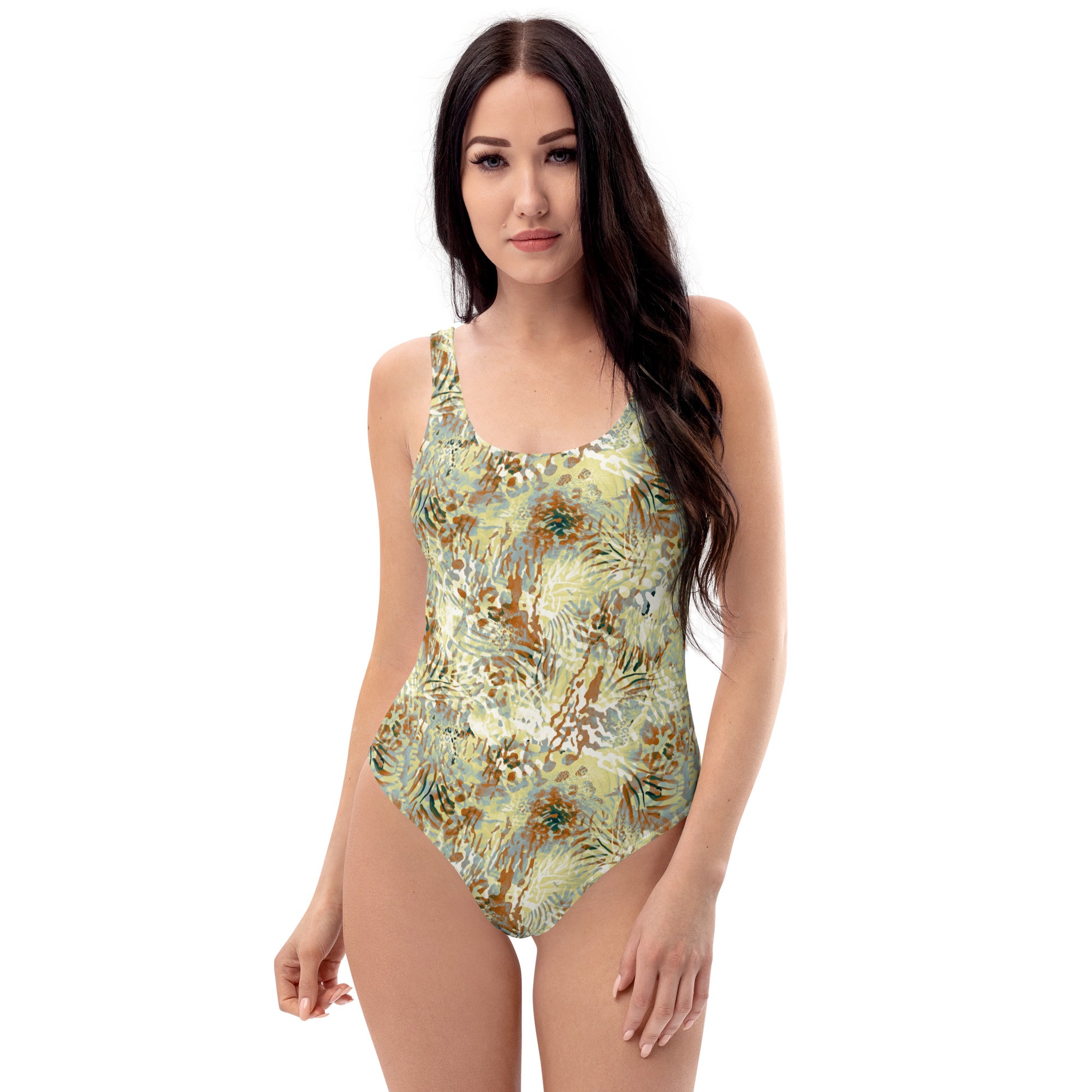 One Piece Swimsuit Wilderness Design II
