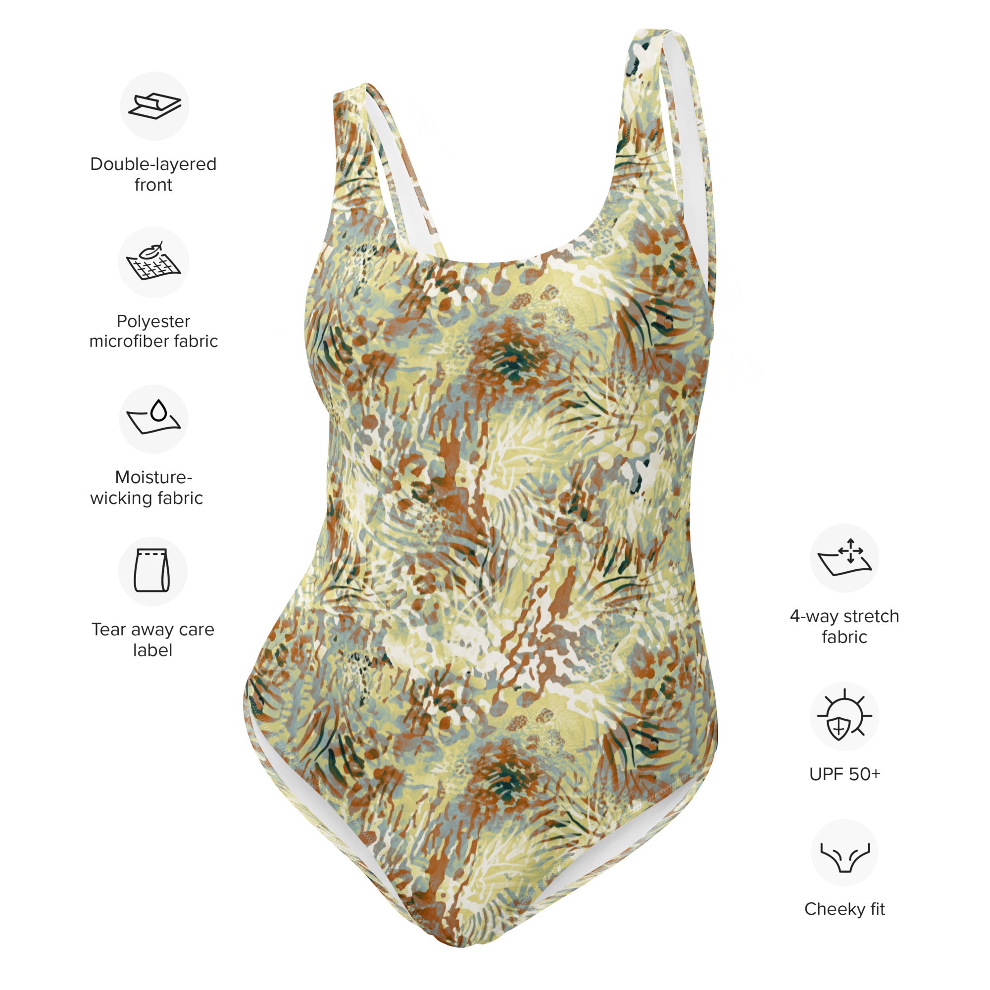 One Piece Swimsuit Wilderness Design II