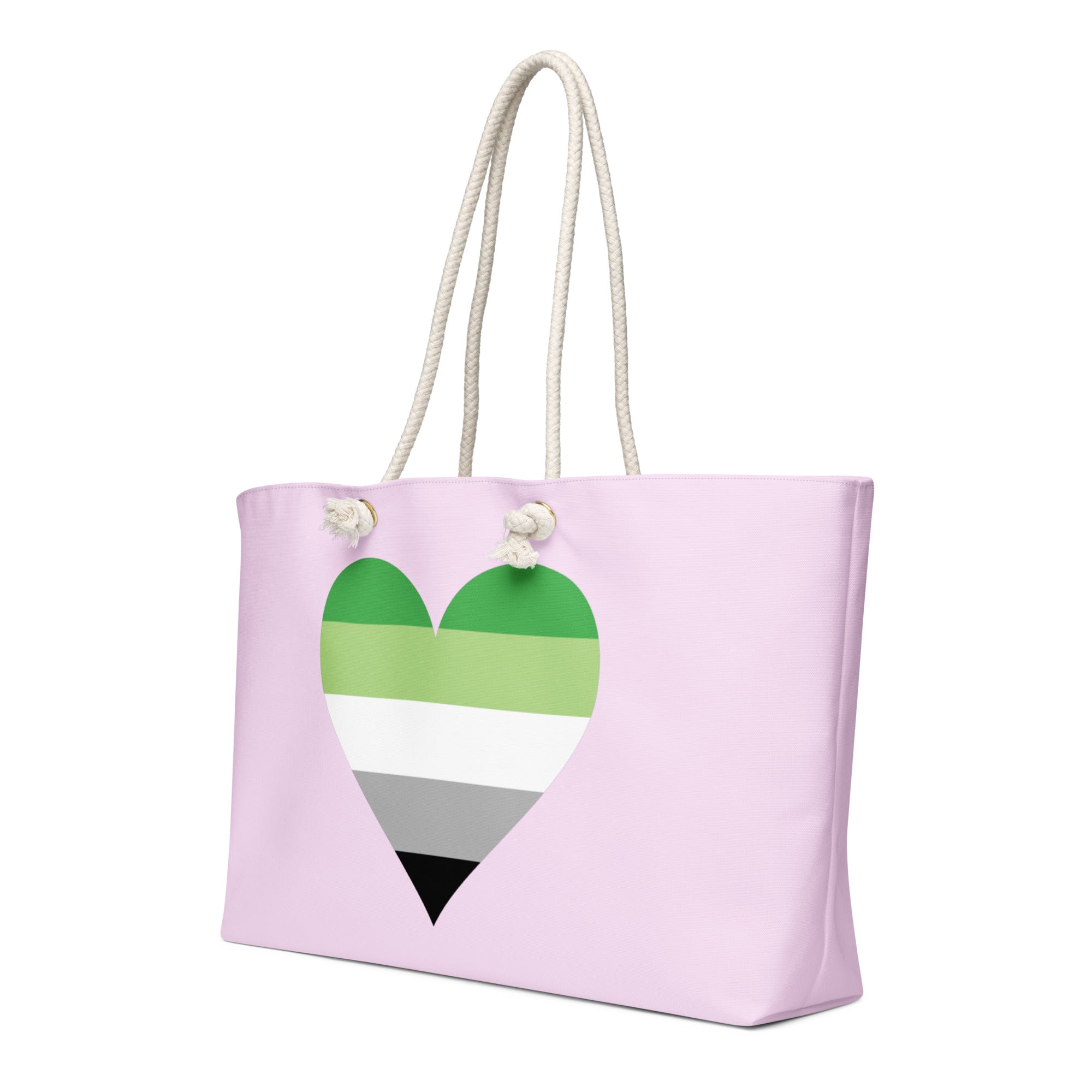 Oversized weekender bag Aromantic Heart