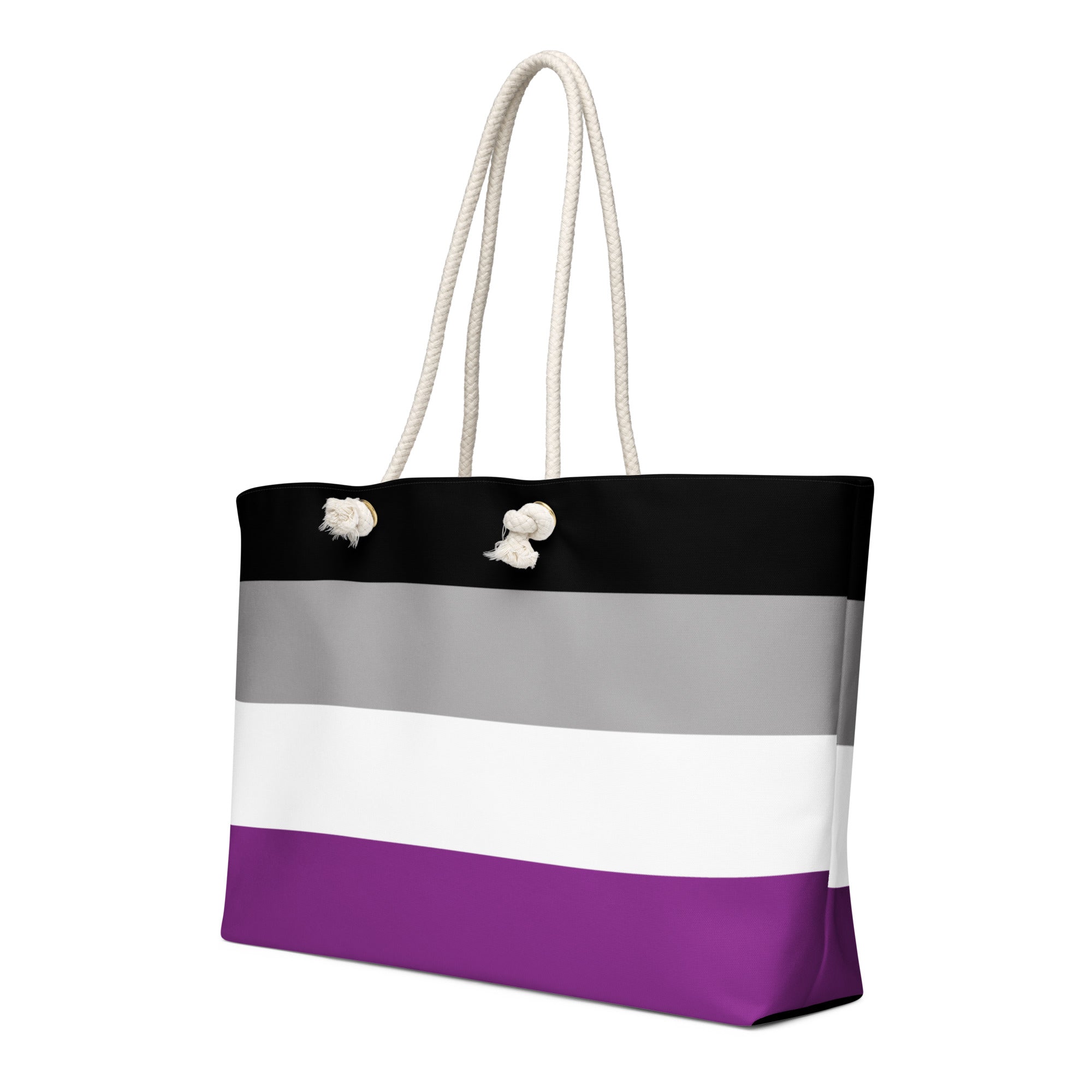 Oversized weekender bag Asexual Flag