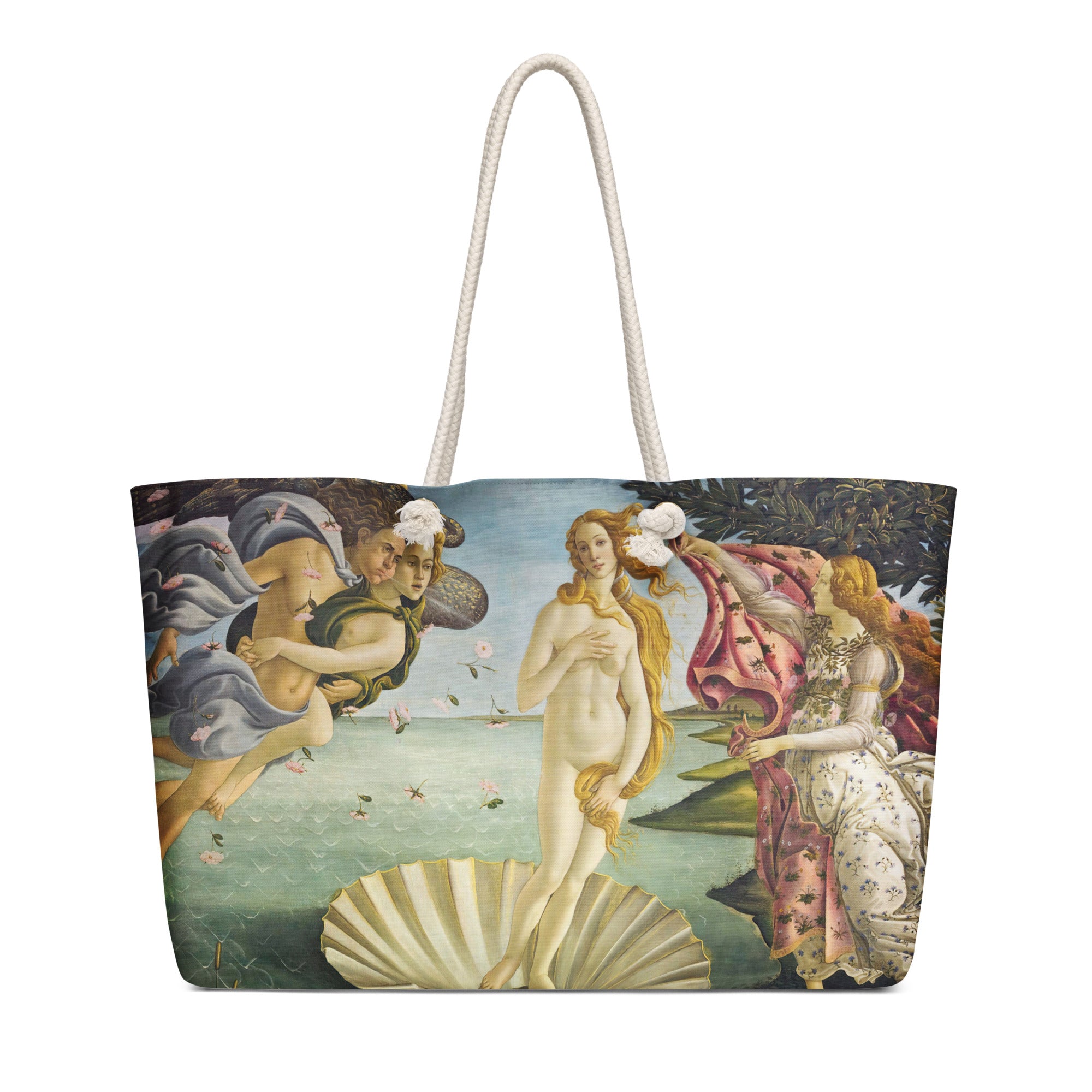 Oversized weekender bag Birth of Venus