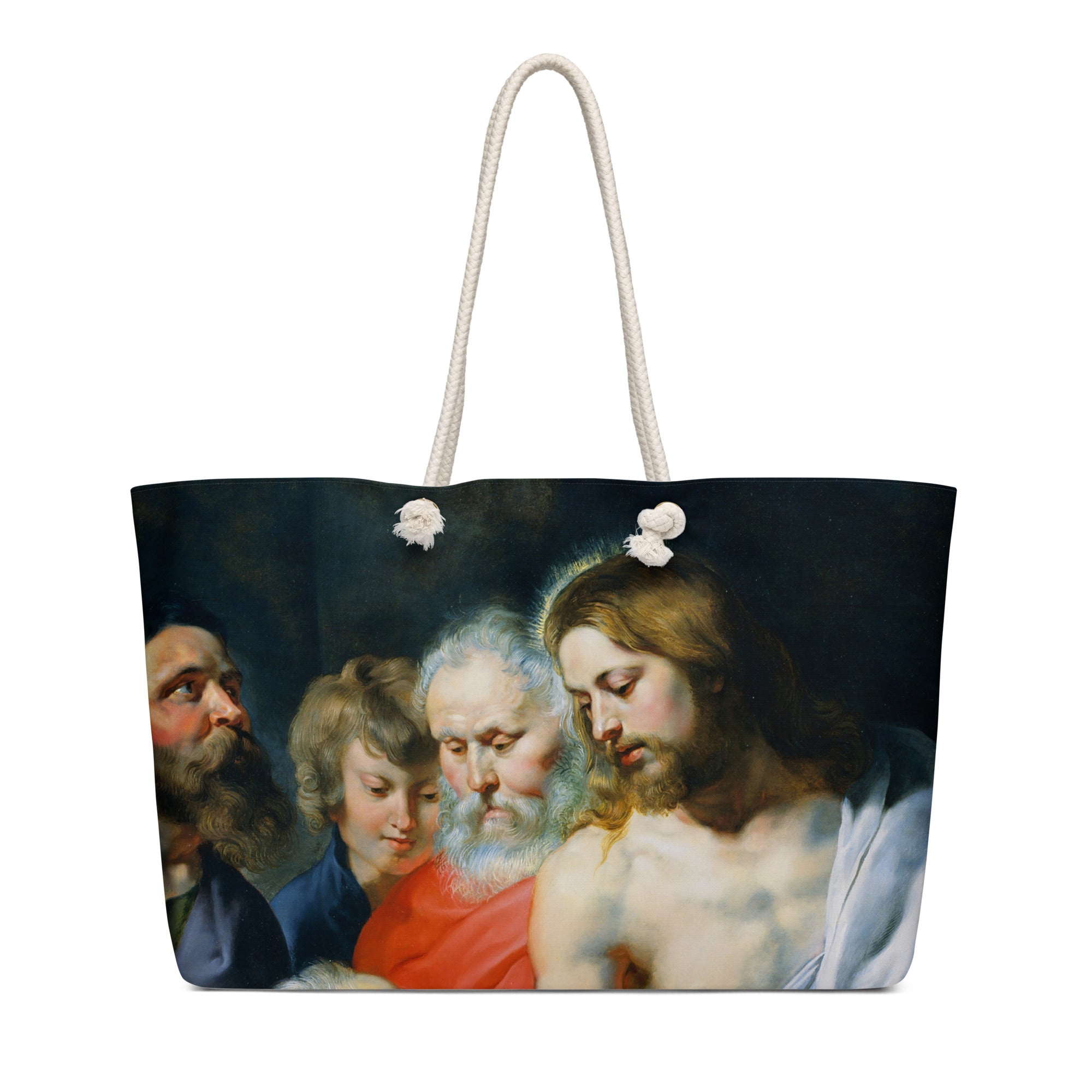 Oversized weekender bag Christ Charge to Peter