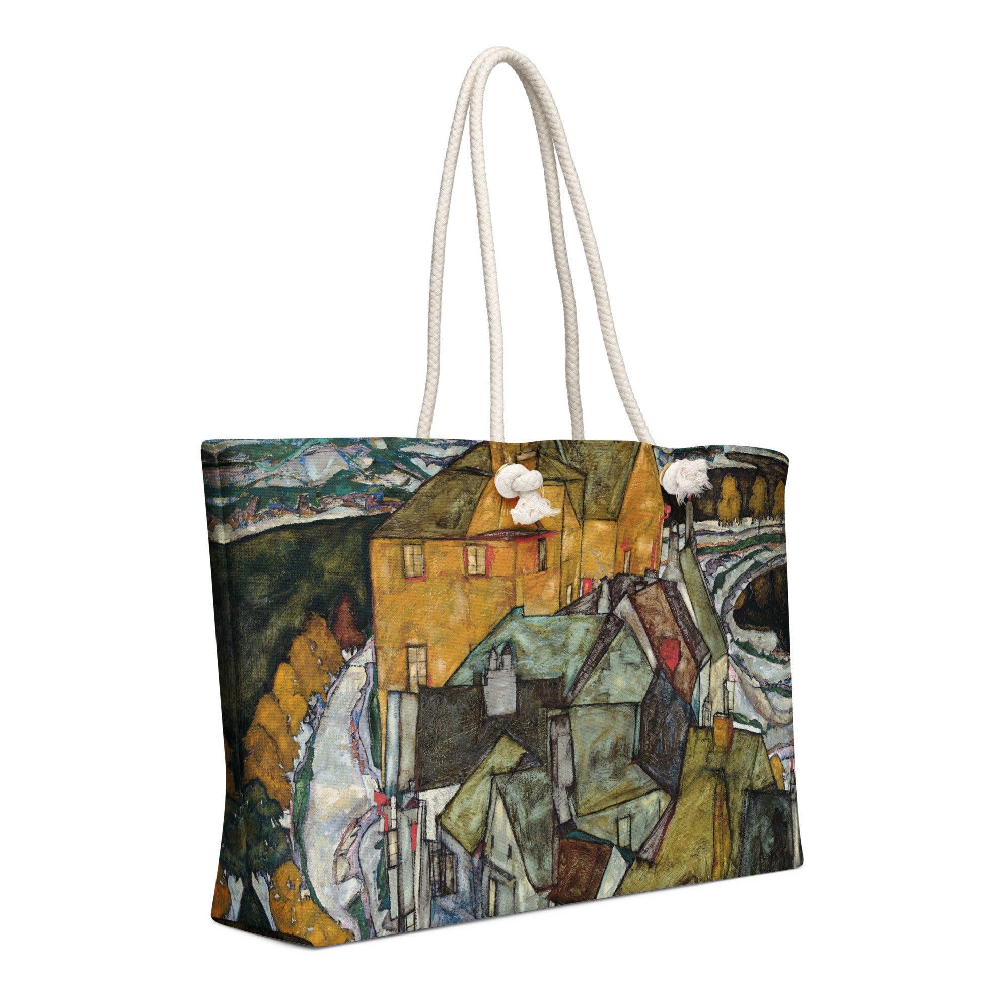 Oversized weekender bag Crescent of Houses